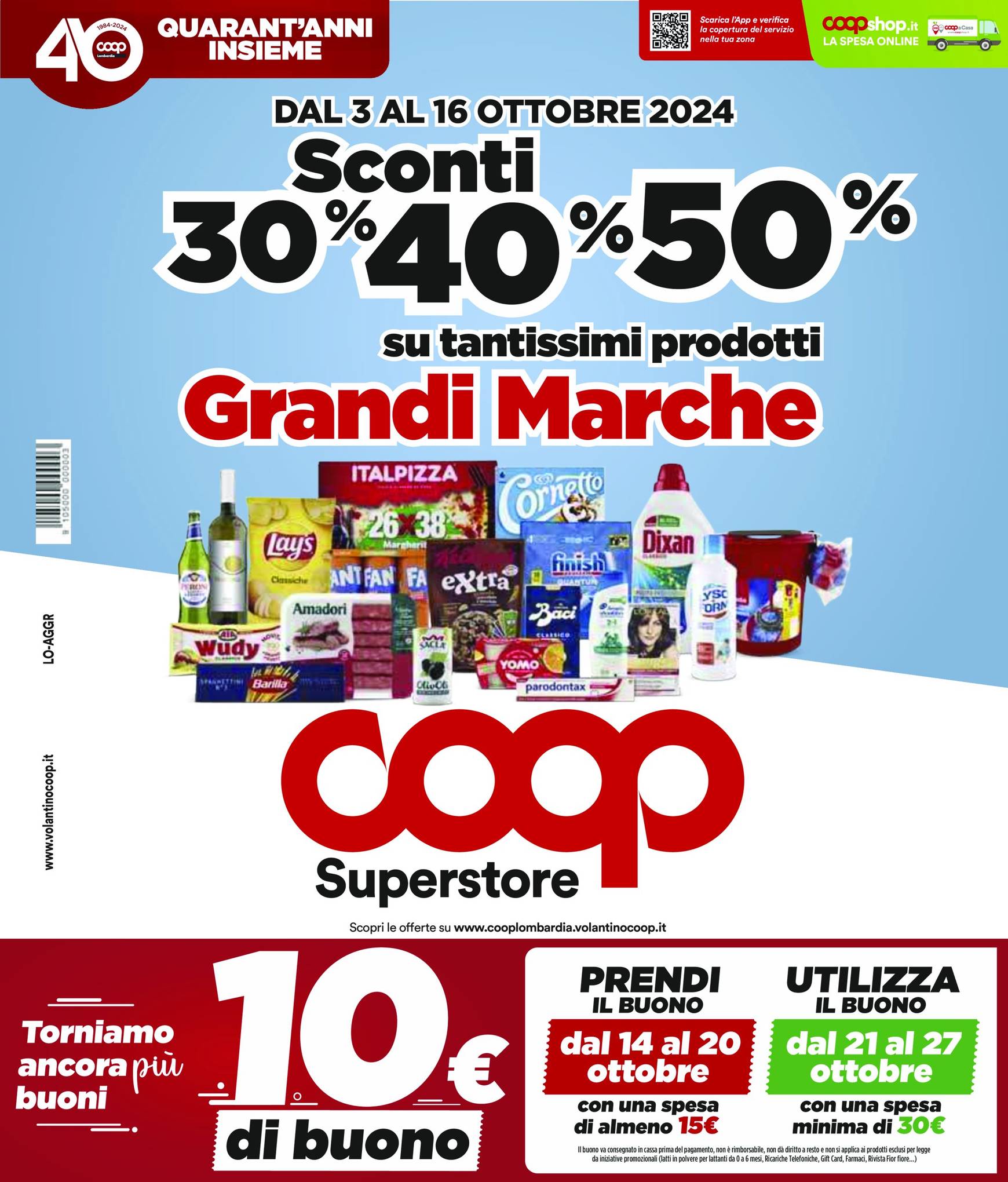 Nuovo volantino Coop 03.10. - 16.10.