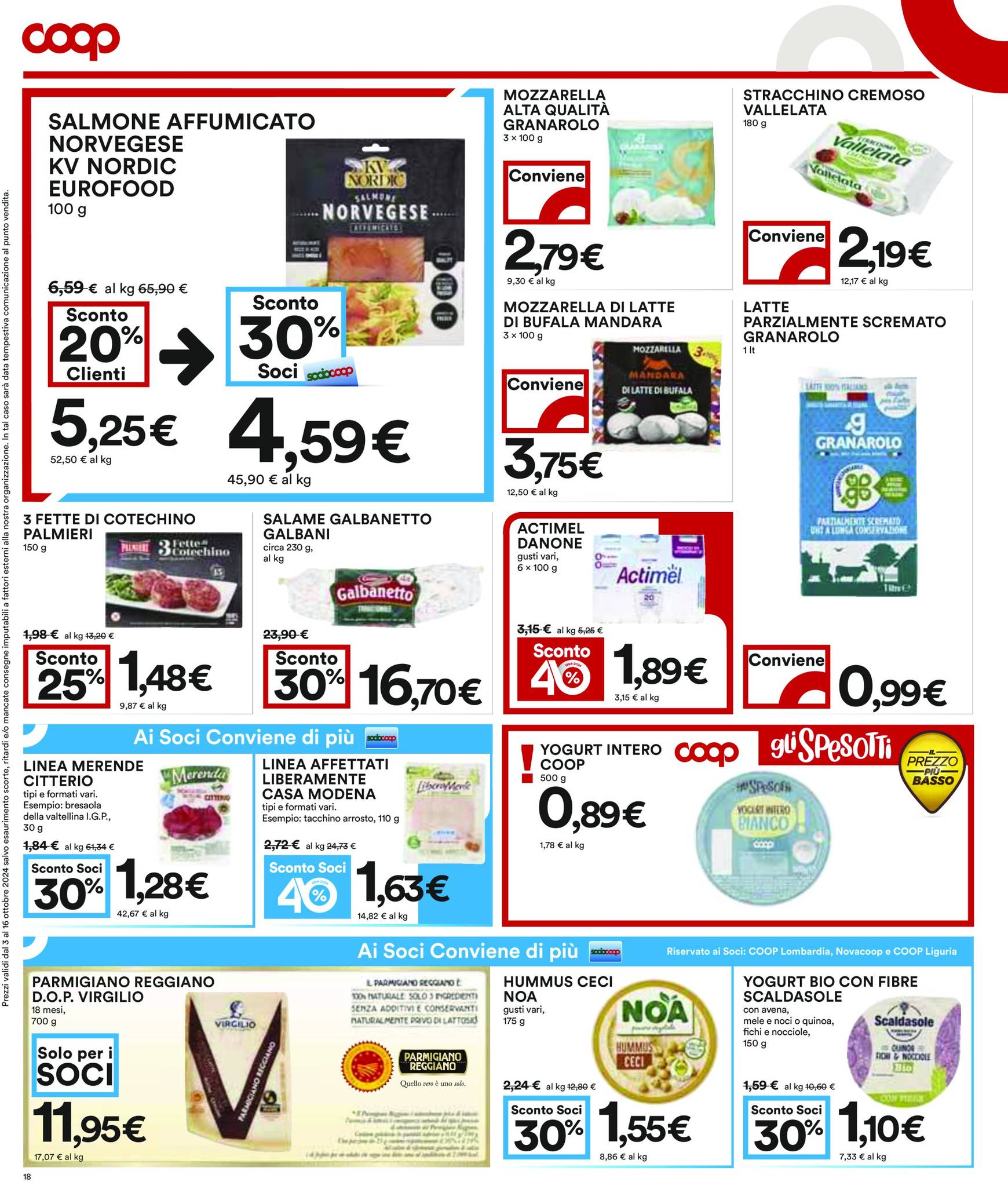 Nuovo volantino Coop 03.10. - 16.10. 18