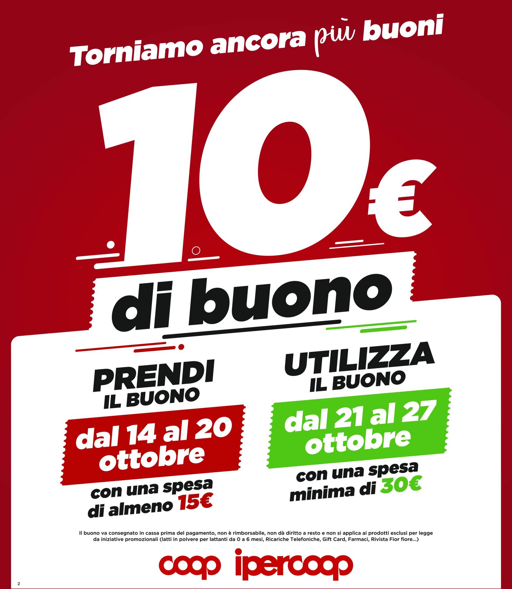 Nuovo volantino Coop 03.10. - 16.10. 2