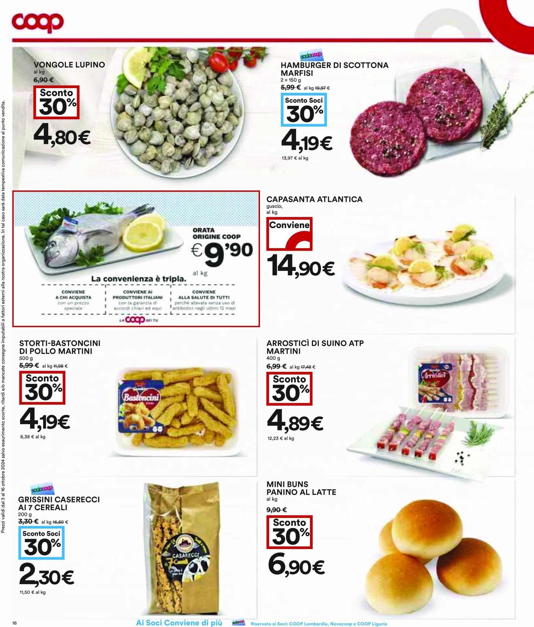 Nuovo volantino Coop 03.10. - 16.10. 16