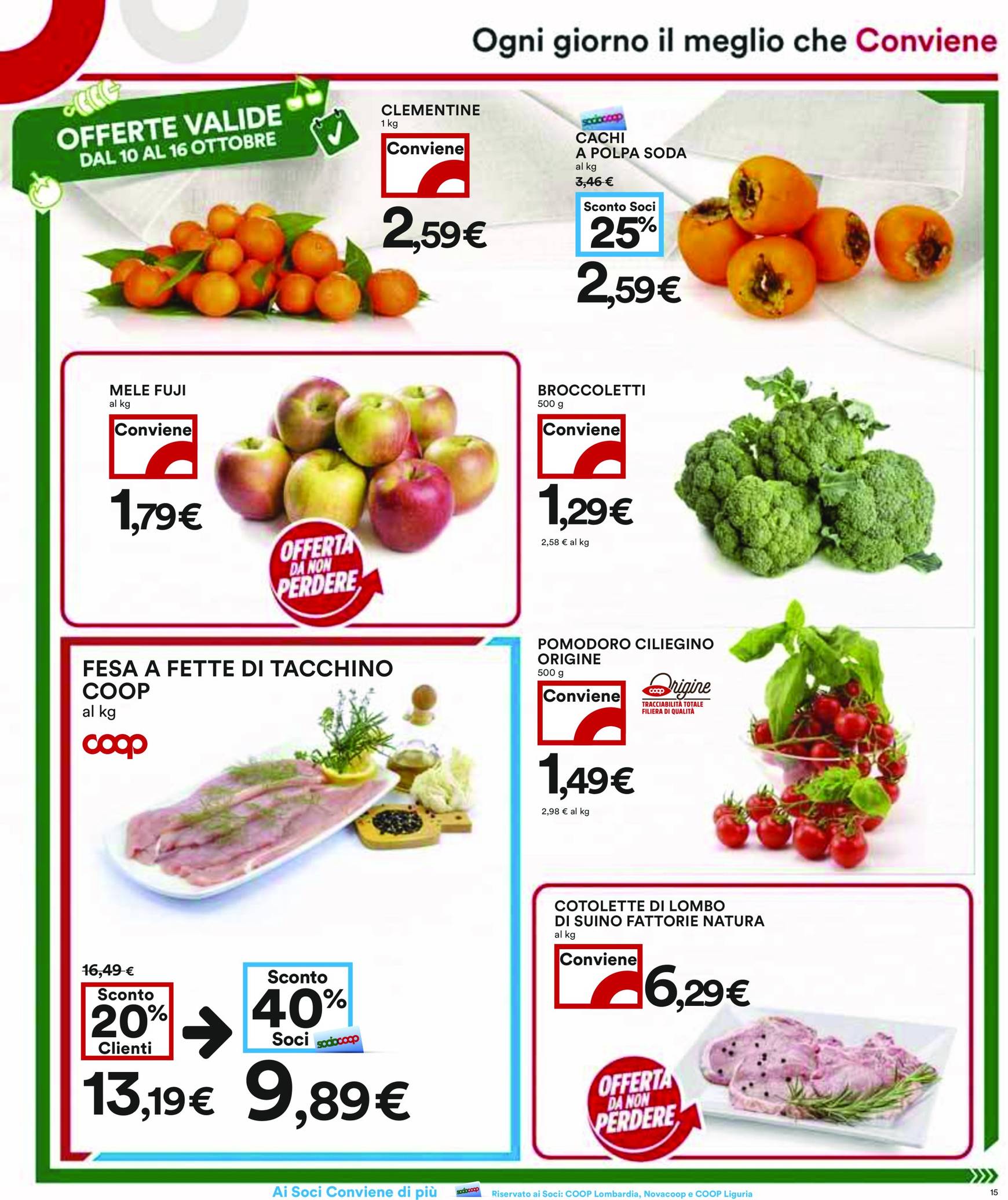 Nuovo volantino Coop 03.10. - 16.10. 15