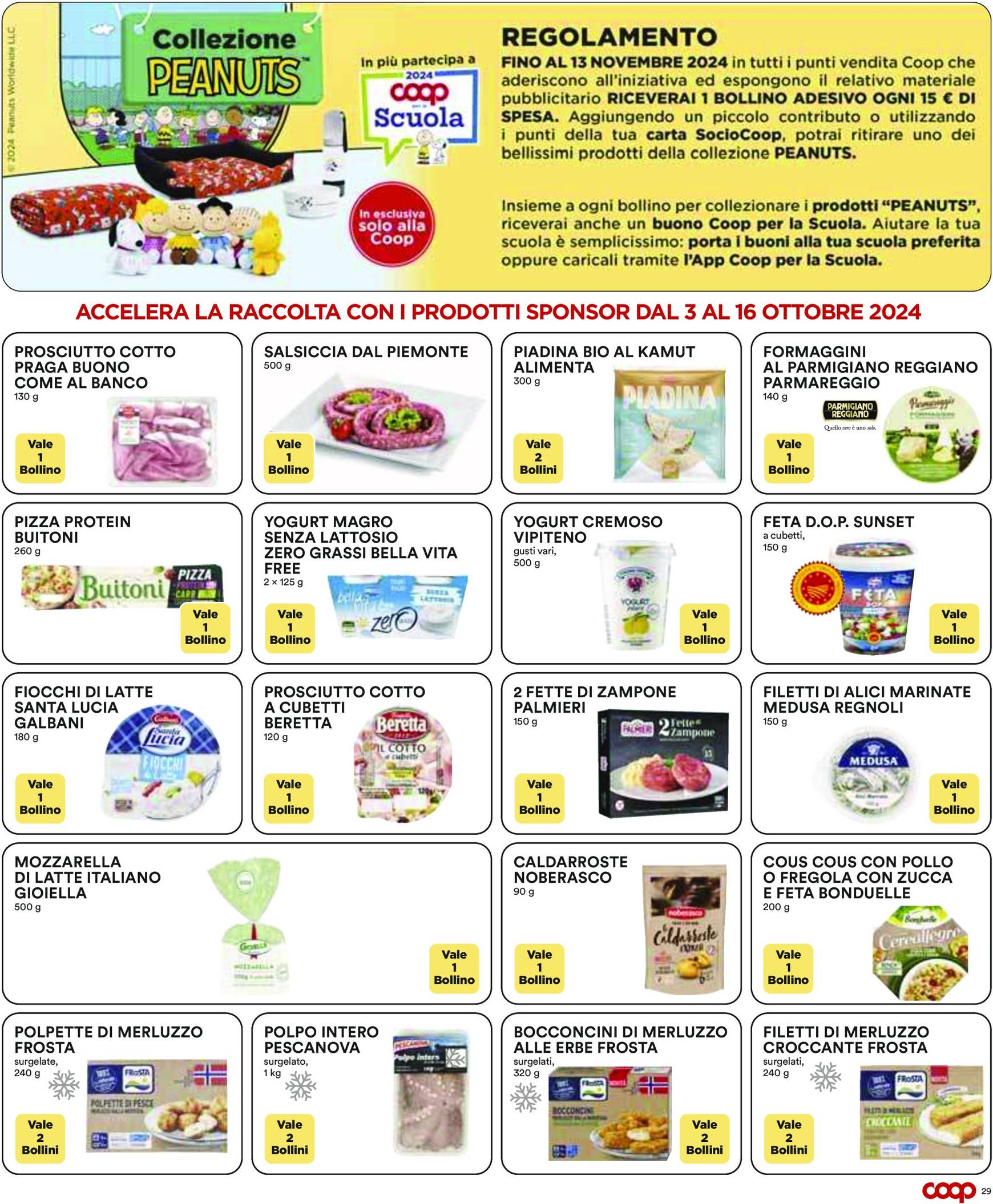 Nuovo volantino Coop 03.10. - 16.10. 29