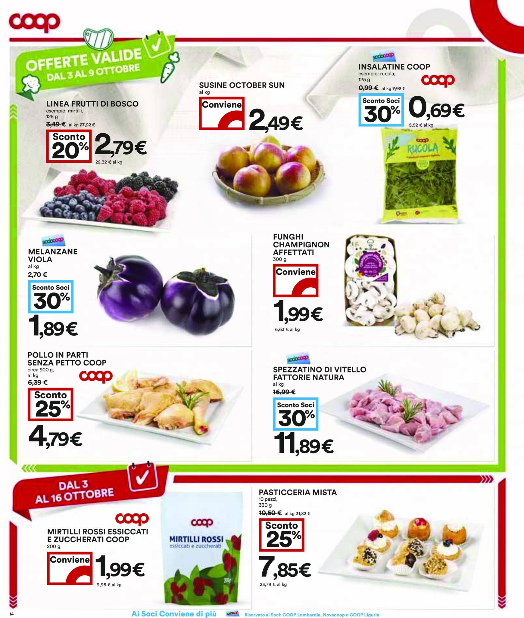 Nuovo volantino Coop 03.10. - 16.10. 14