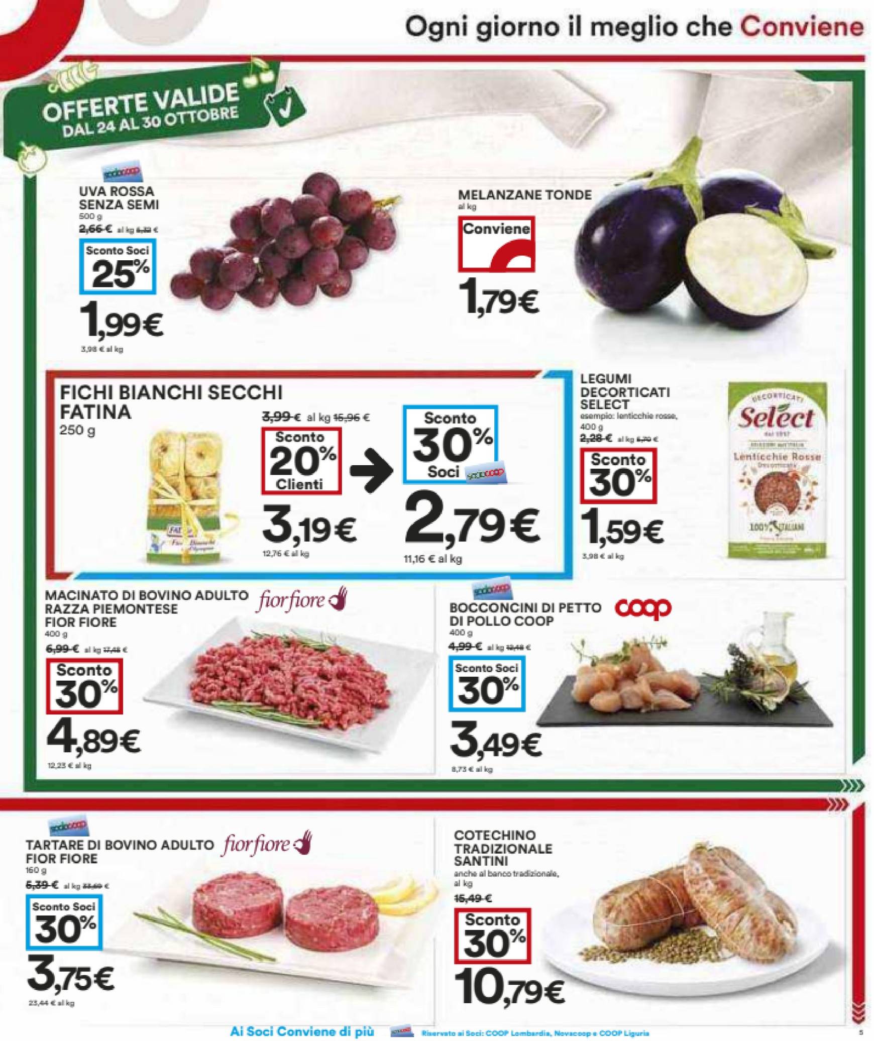 Volantino Coop valido dal 17.10. al 30.10. 5