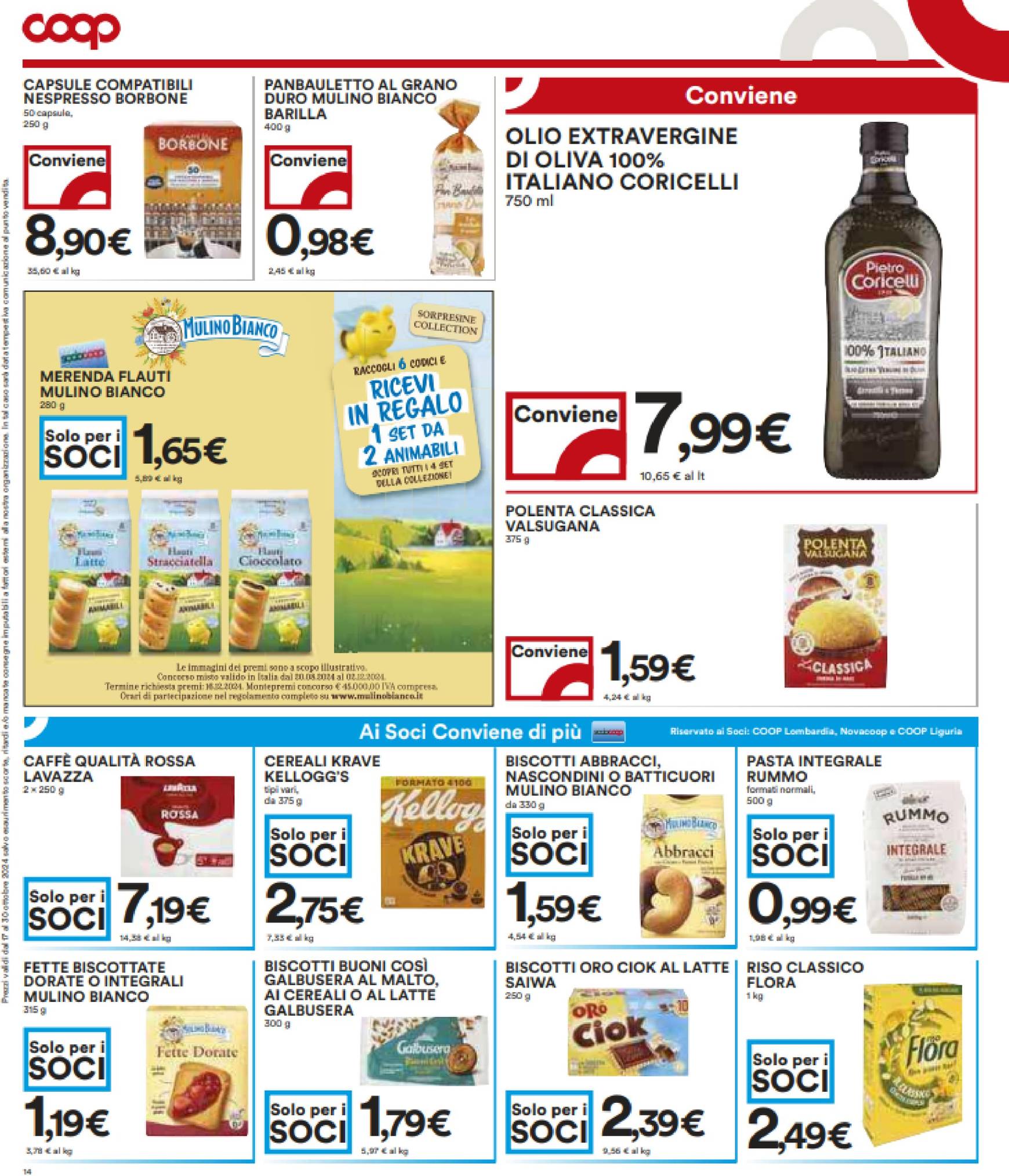 Volantino Coop valido dal 17.10. al 30.10. 14