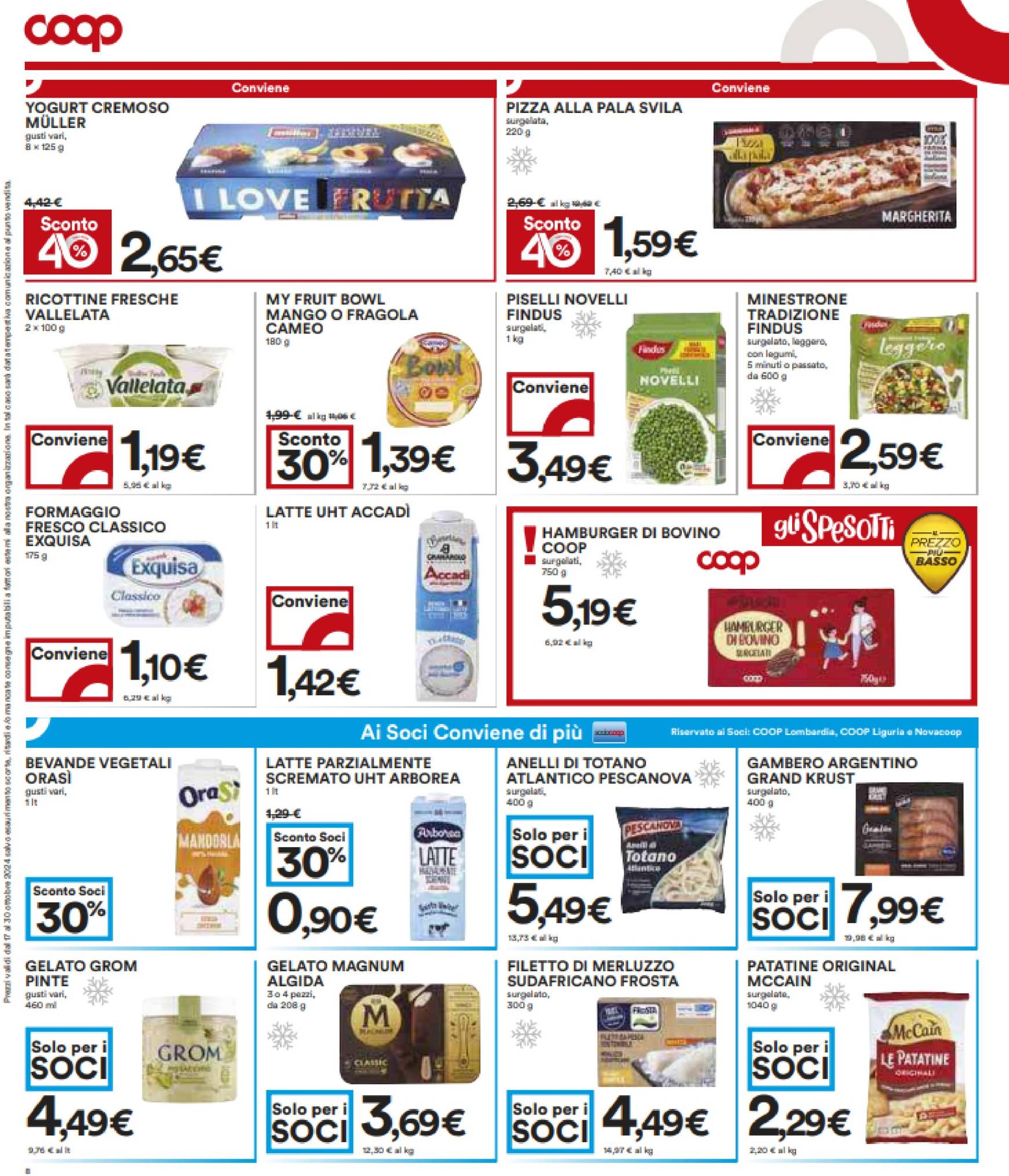 Volantino Coop valido dal 17.10. al 30.10. 8