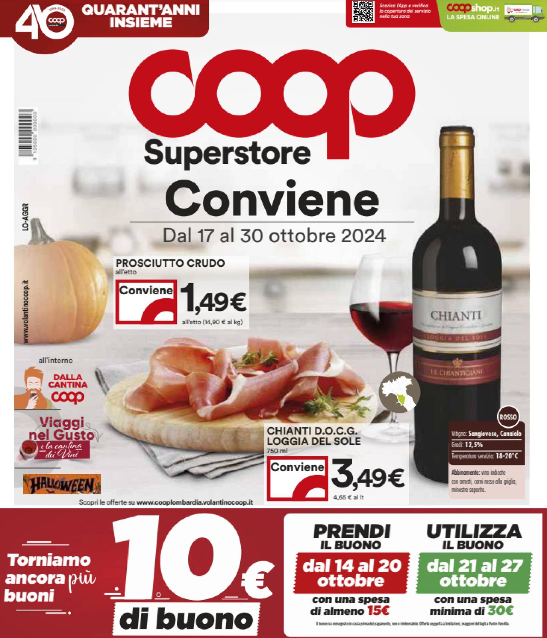 Volantino Coop valido dal 17.10. al 30.10.