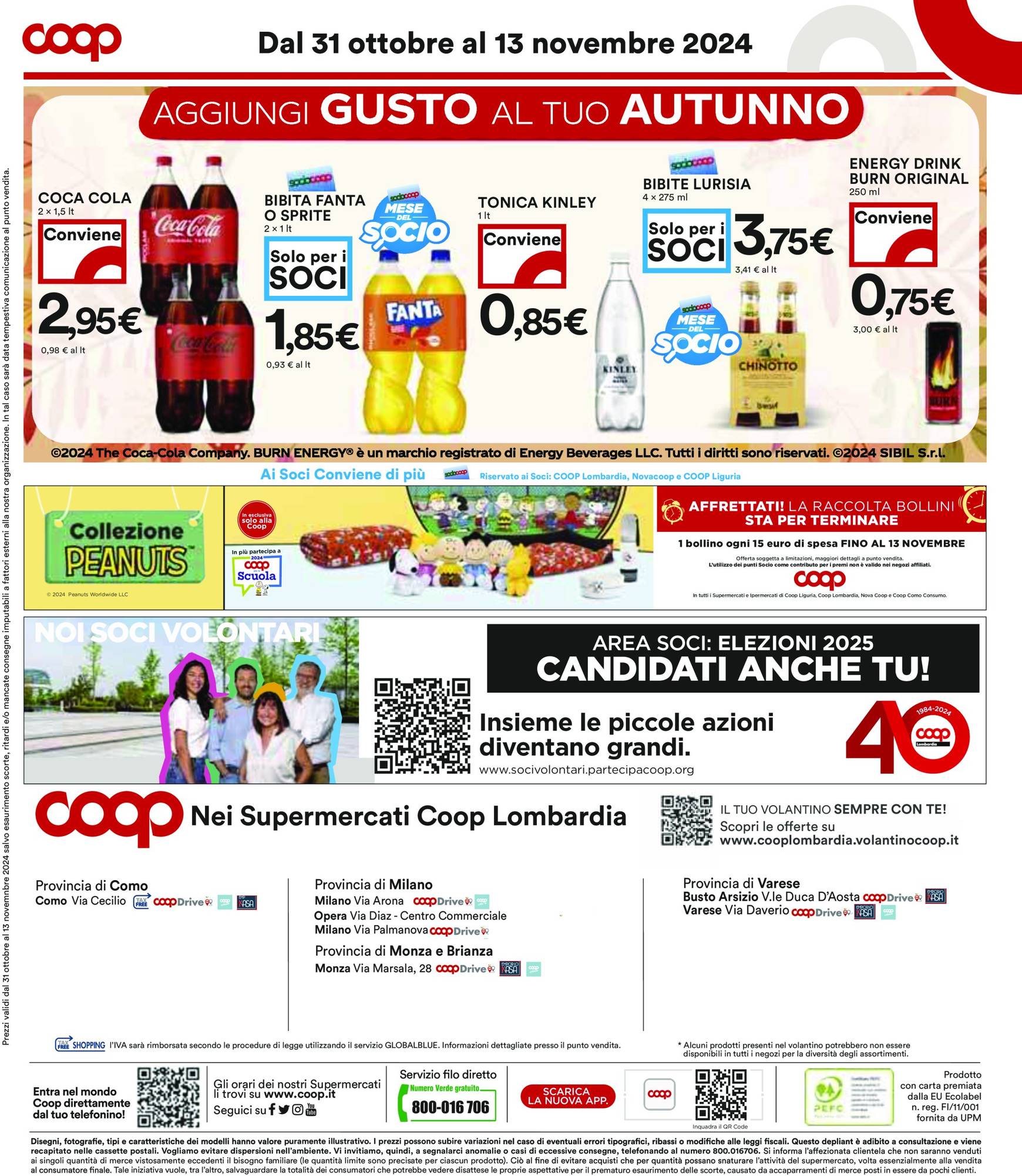 Volantino Coop valido dal 31.10. al 13.11. 32