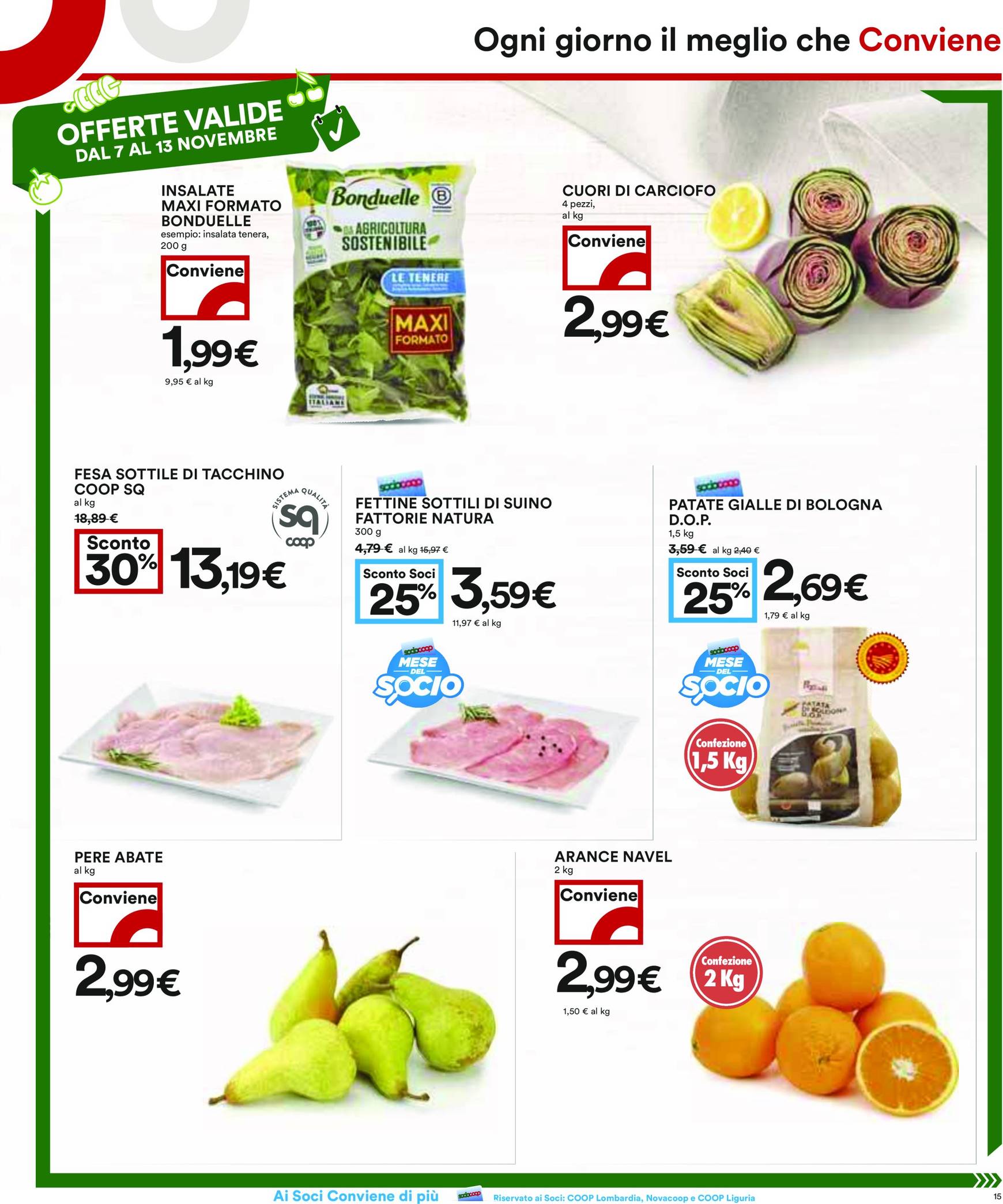 Volantino Coop valido dal 31.10. al 13.11. 15