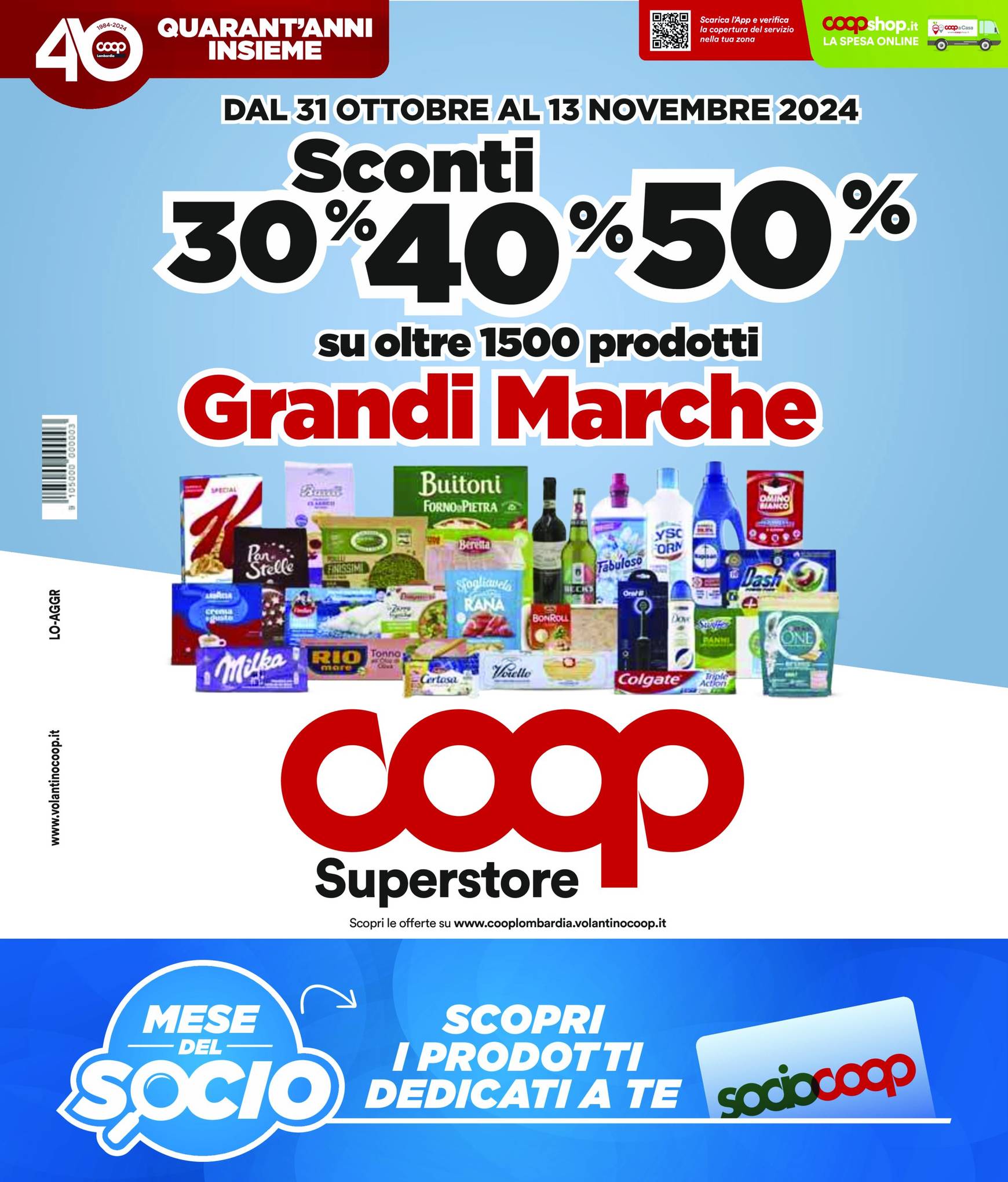 Volantino Coop valido dal 31.10. al 13.11.