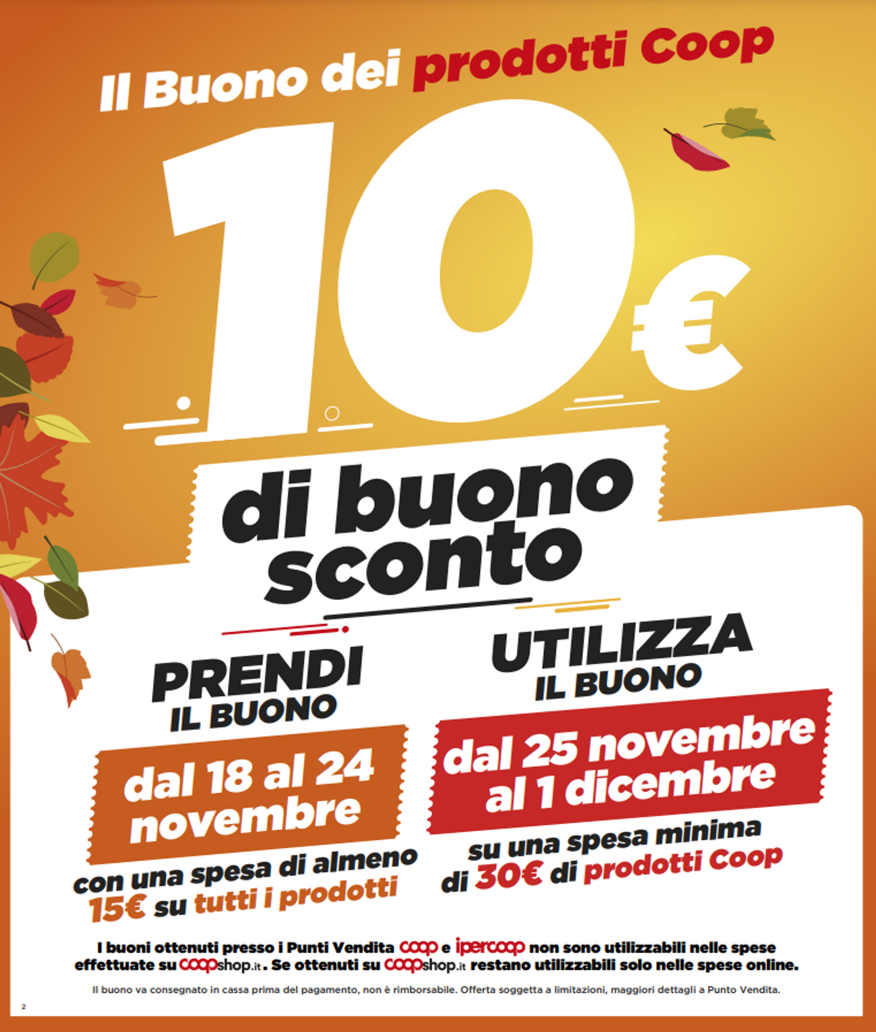 Volantino Coop valido dal 14.11. al 20.11. 2