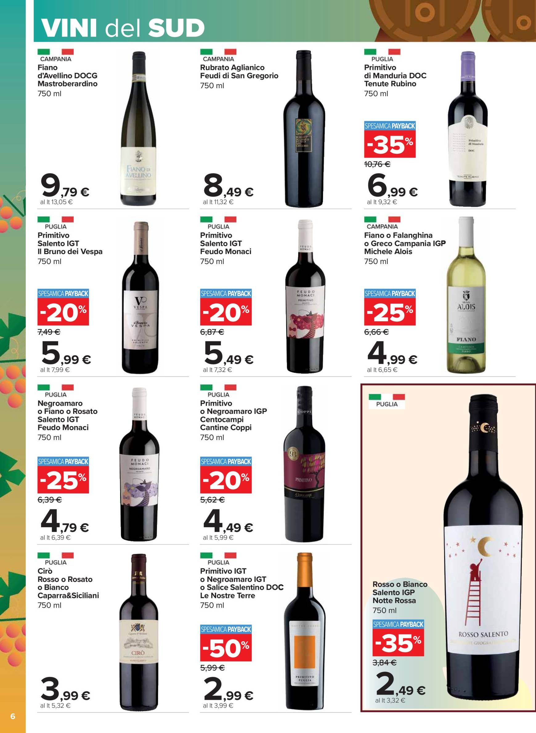 Volantino Carrefour - Catalogo vini valido dal 20.11. al 01.01. 6