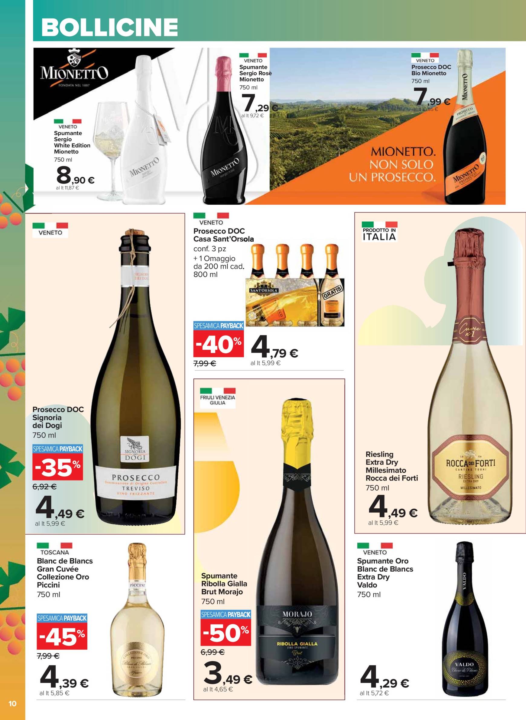 Volantino Carrefour - Catalogo vini valido dal 20.11. al 01.01. 10