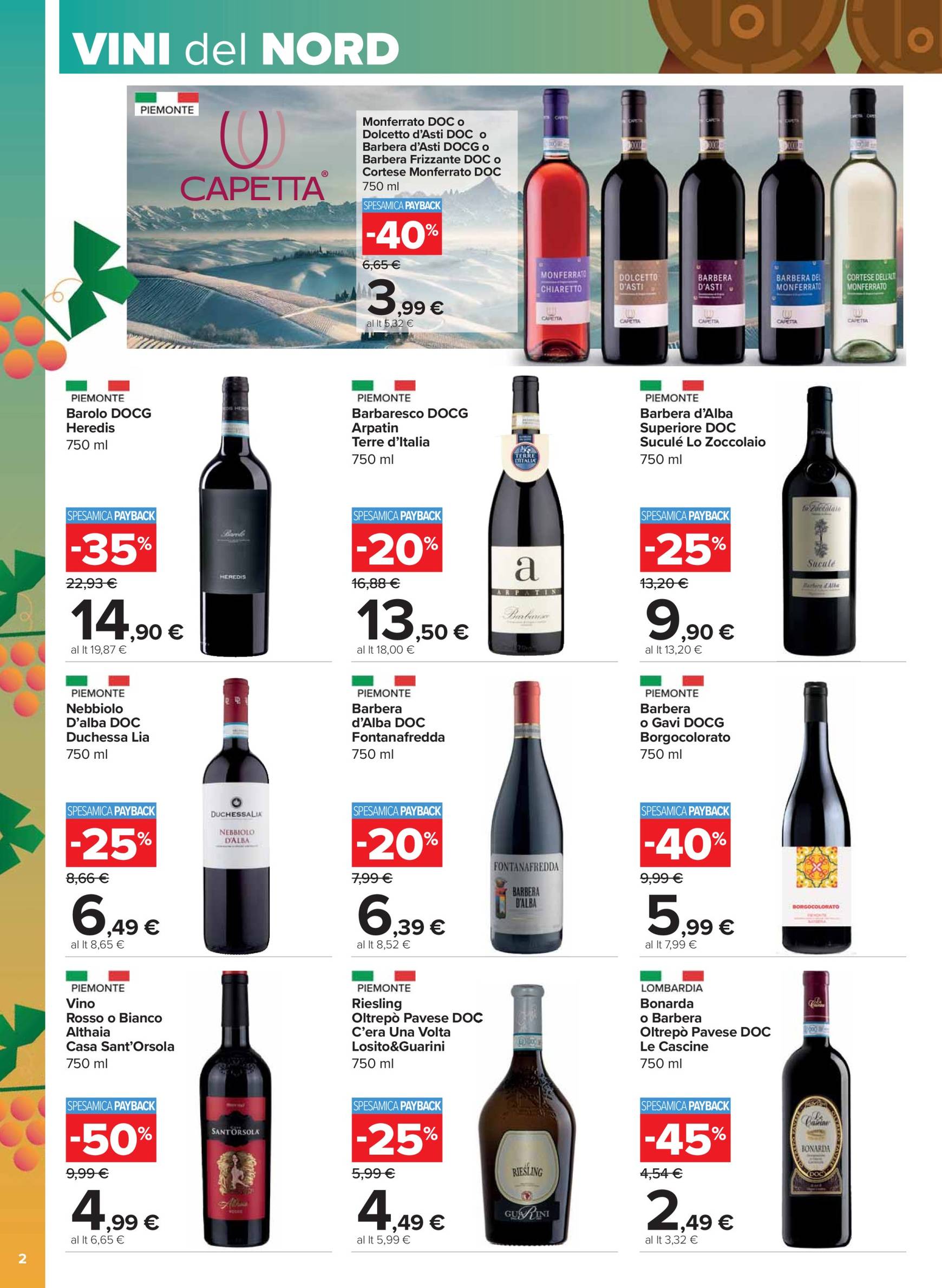 Volantino Carrefour - Catalogo vini valido dal 20.11. al 01.01. 2