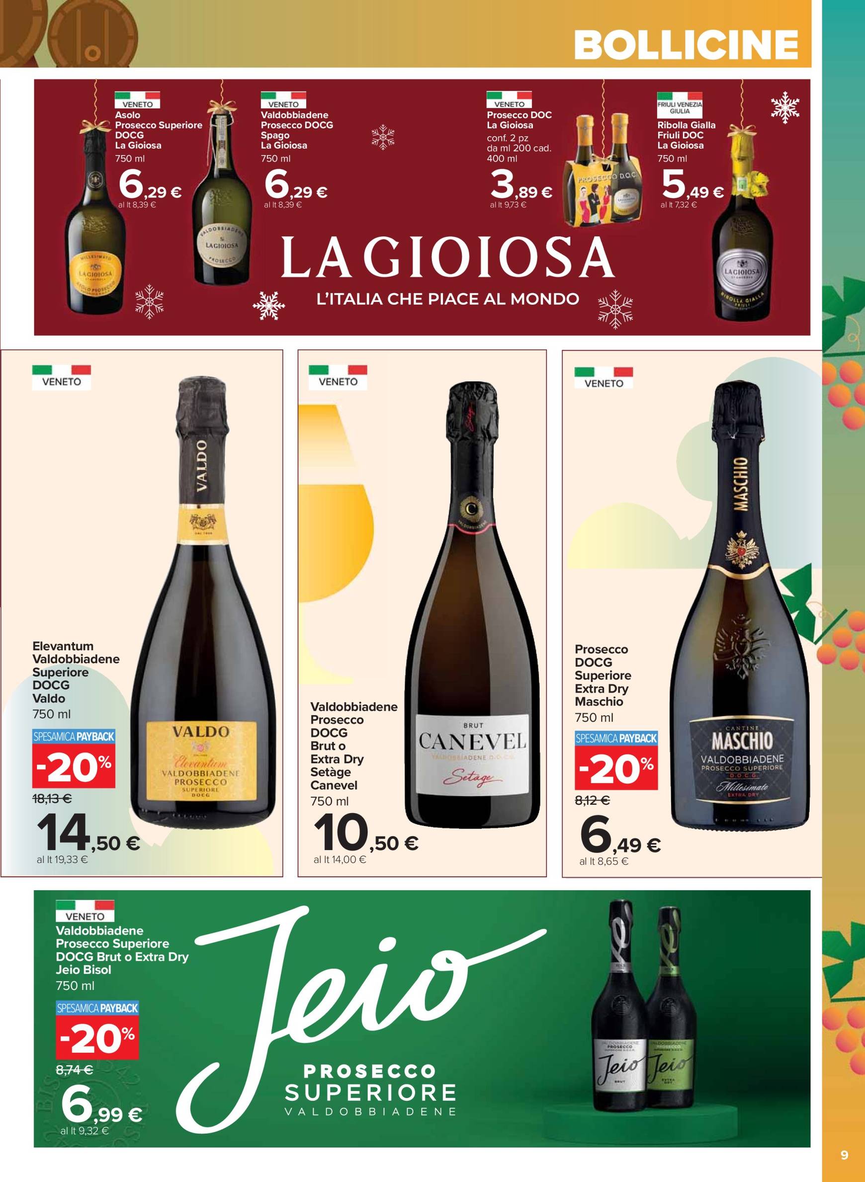 Volantino Carrefour - Catalogo vini valido dal 20.11. al 01.01. 9