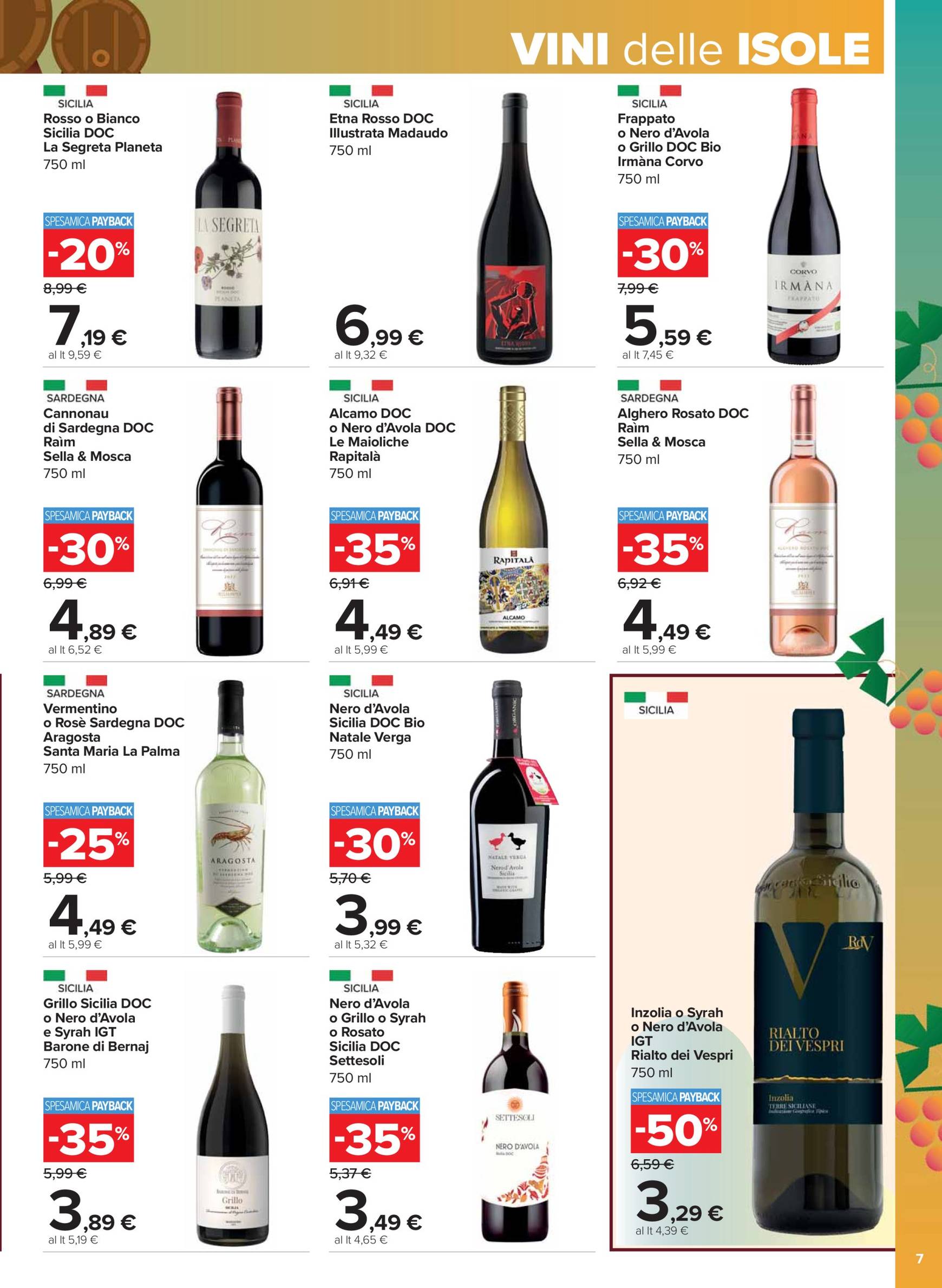 Volantino Carrefour - Catalogo vini valido dal 20.11. al 01.01. 7