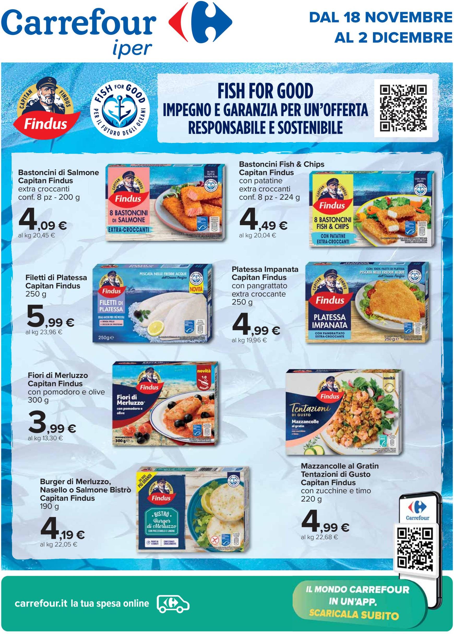 Volantino Carrefour - Speciale Findus valido dal 18.11. al 02.12.