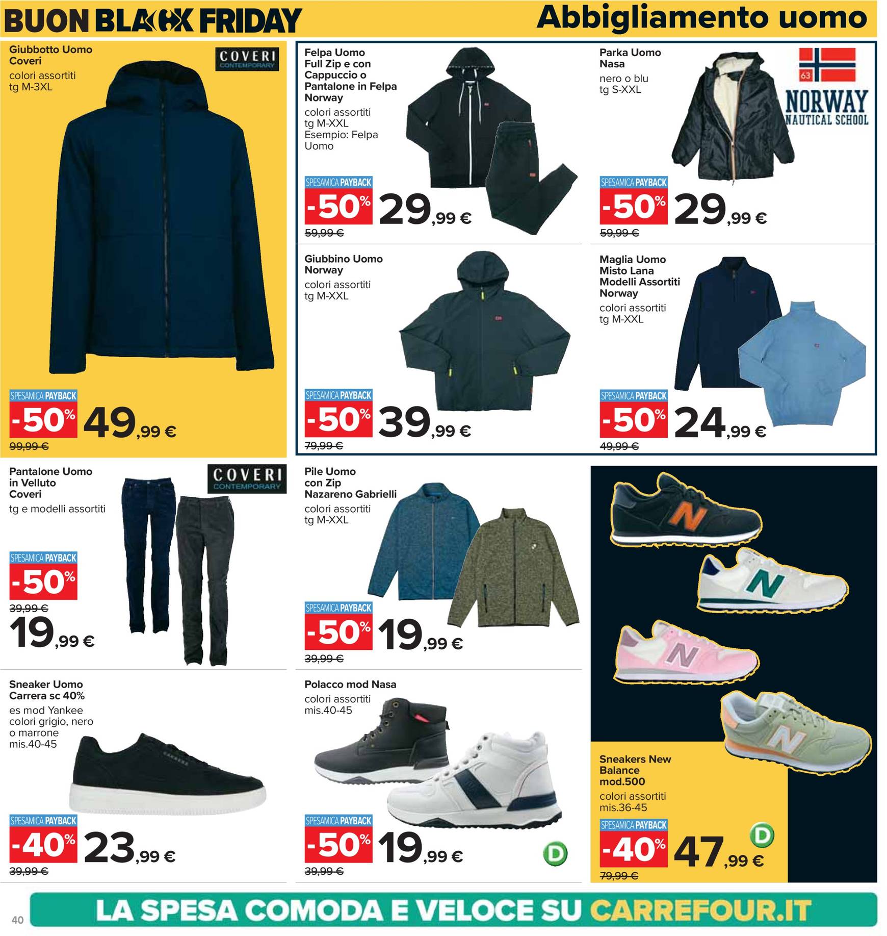 Volantino Carrefour - Black Friday valido dal 18.11. al 02.12. 40