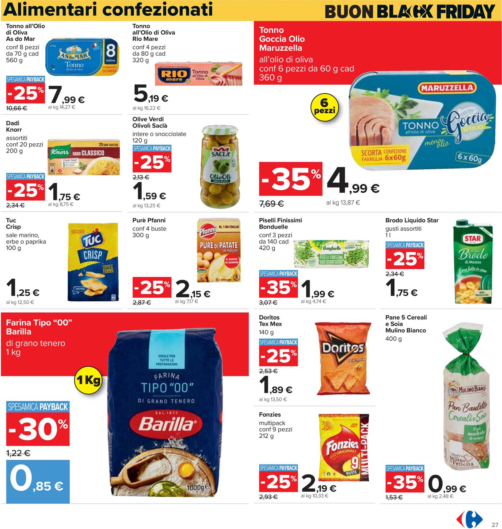 Volantino Carrefour - Black Friday valido dal 18.11. al 02.12. 27