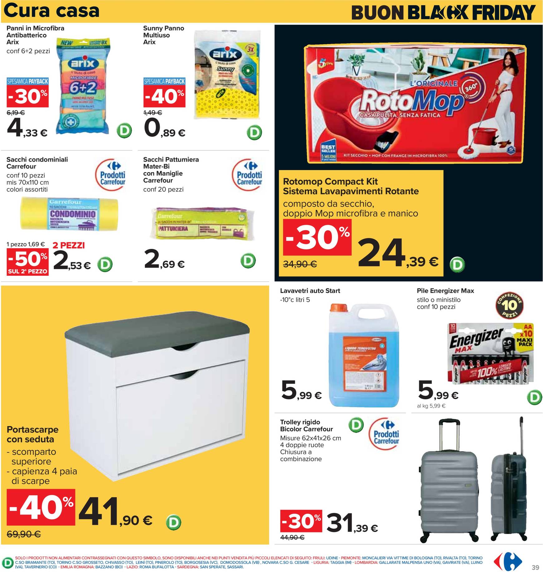 Volantino Carrefour - Black Friday valido dal 18.11. al 02.12. 39