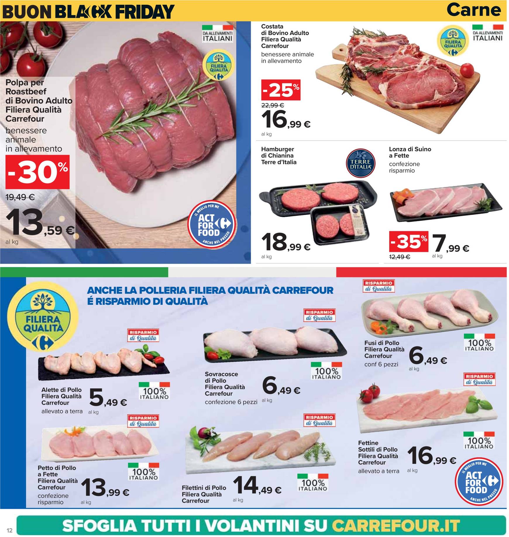 Volantino Carrefour - Black Friday valido dal 18.11. al 02.12. 12