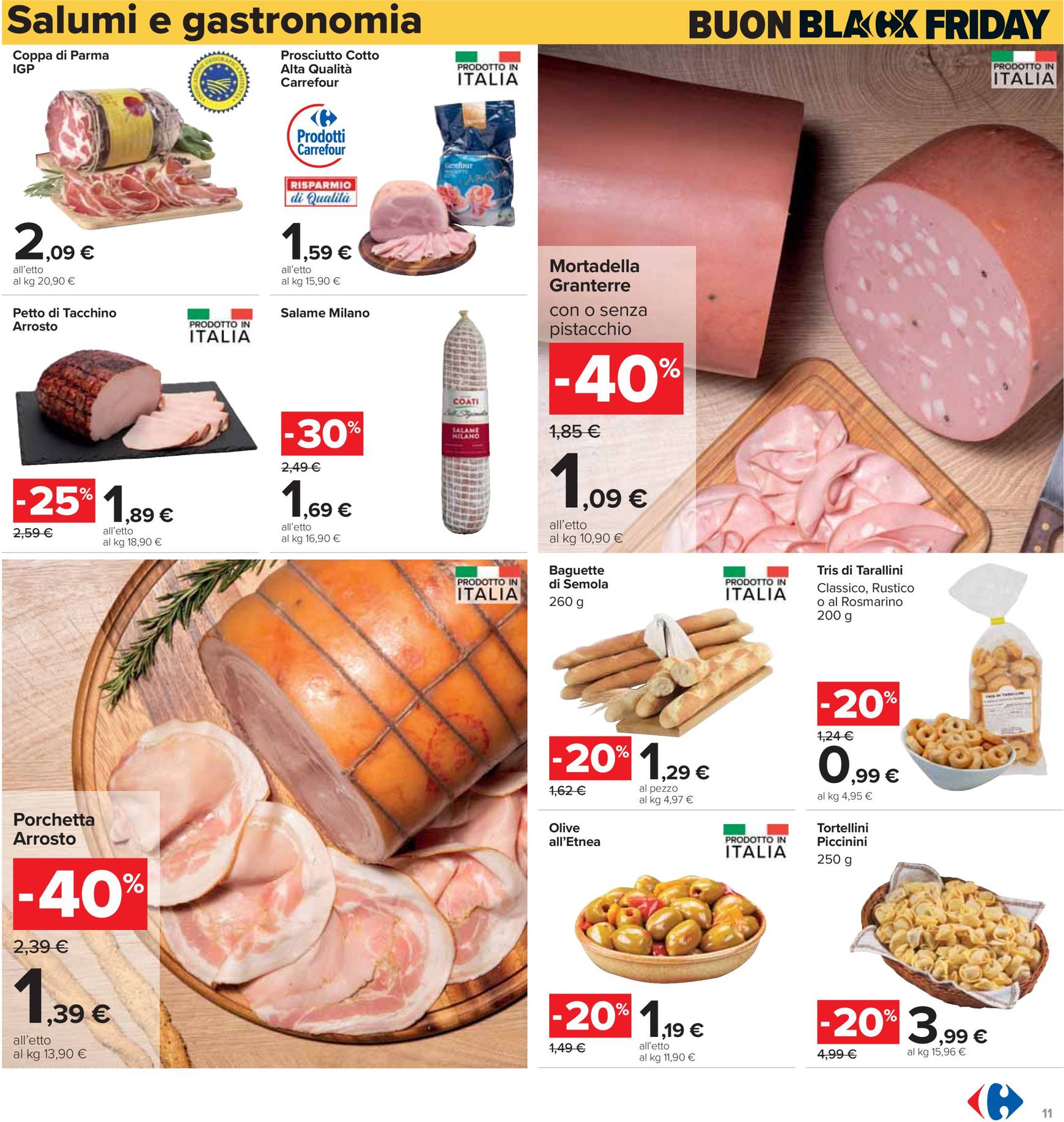 Volantino Carrefour - Black Friday valido dal 18.11. al 02.12. 11