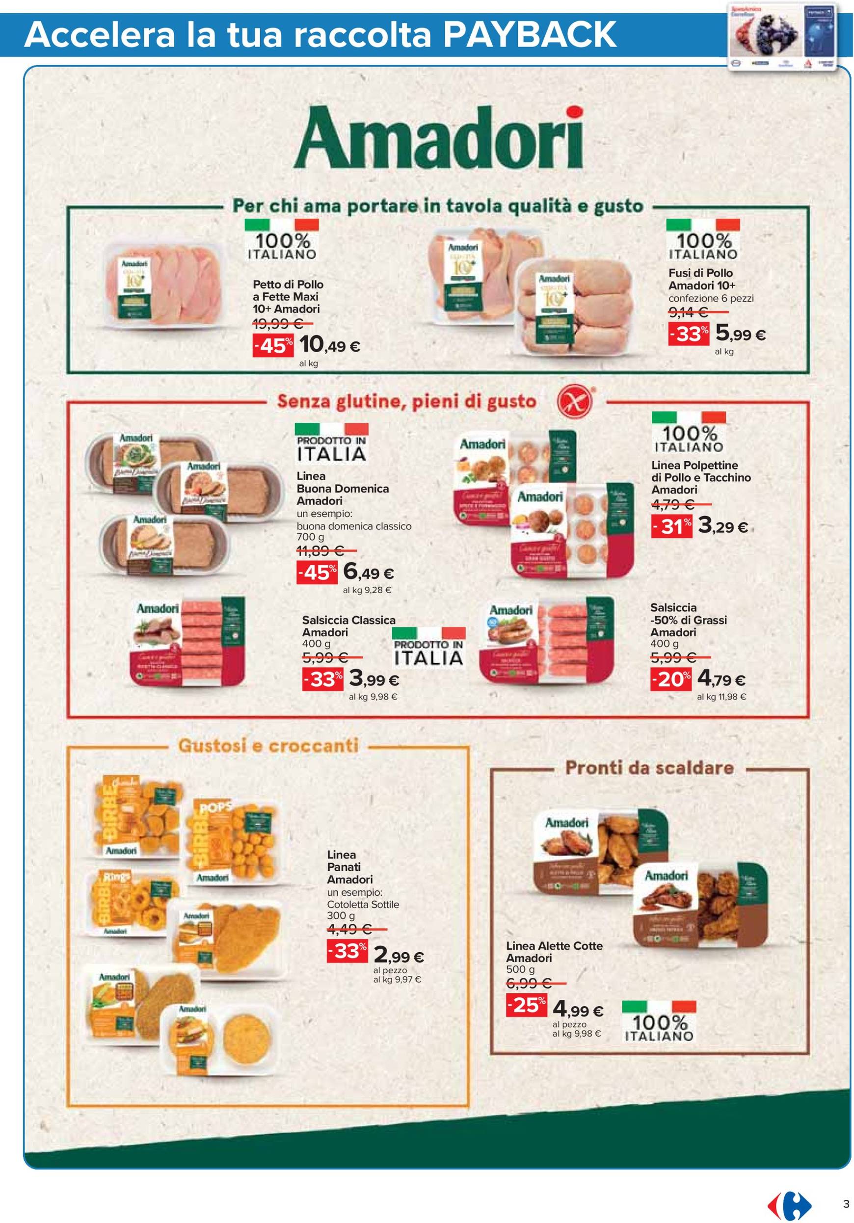 Volantino Carrefour - Punti Sprint Payback valido dal 18.11. al 02.12. 3