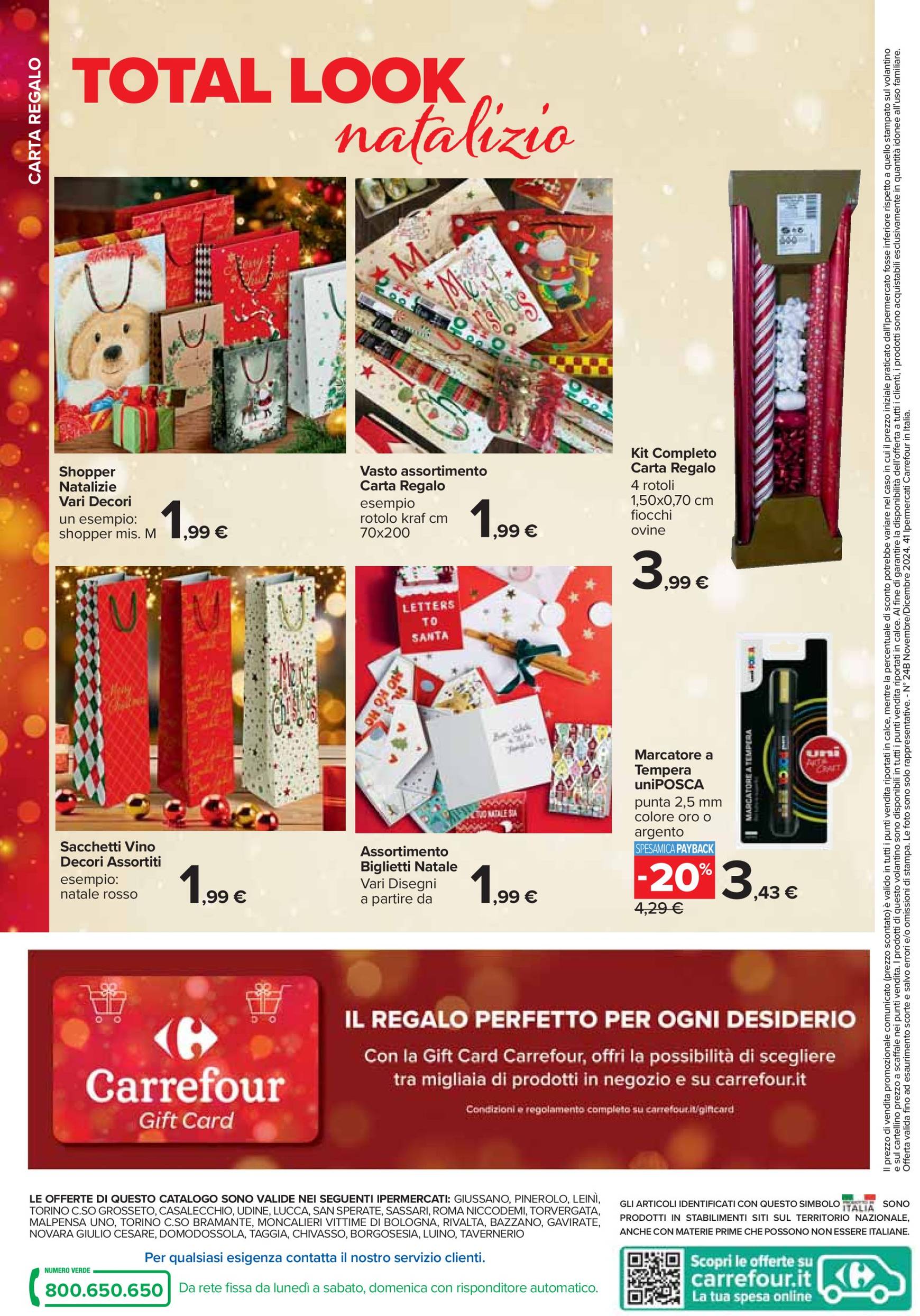 Volantino Carrefour - Natale valido dal 14.11. al 24.12. 24