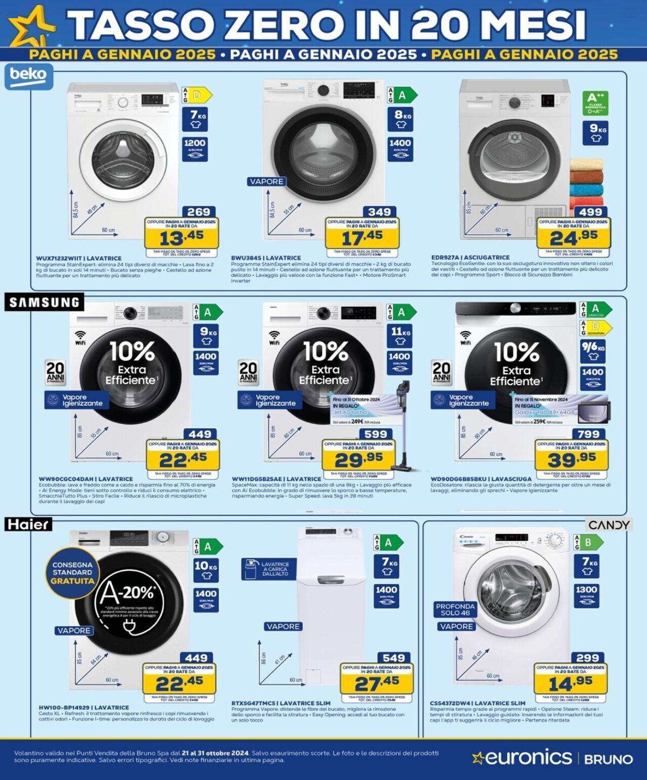 Euronics volantino 21/10/2024 - 31/10/2024 12