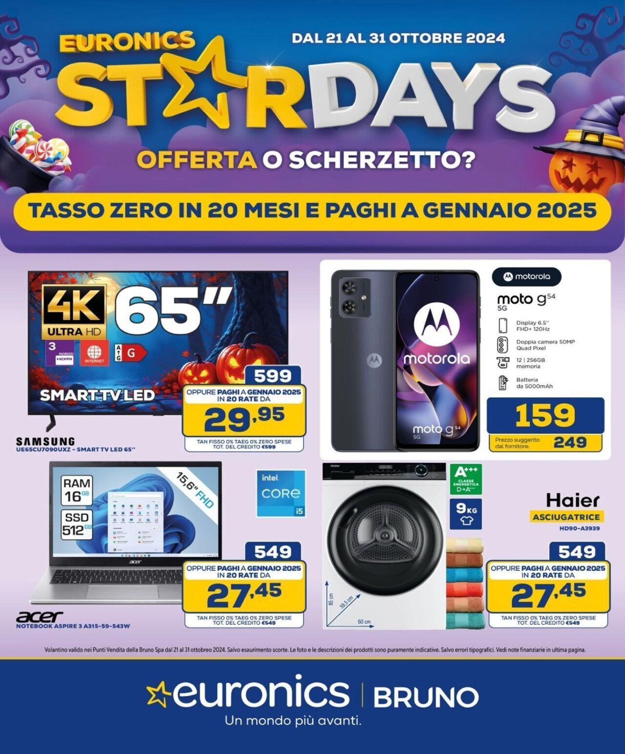 Euronics volantino 21/10/2024 - 31/10/2024