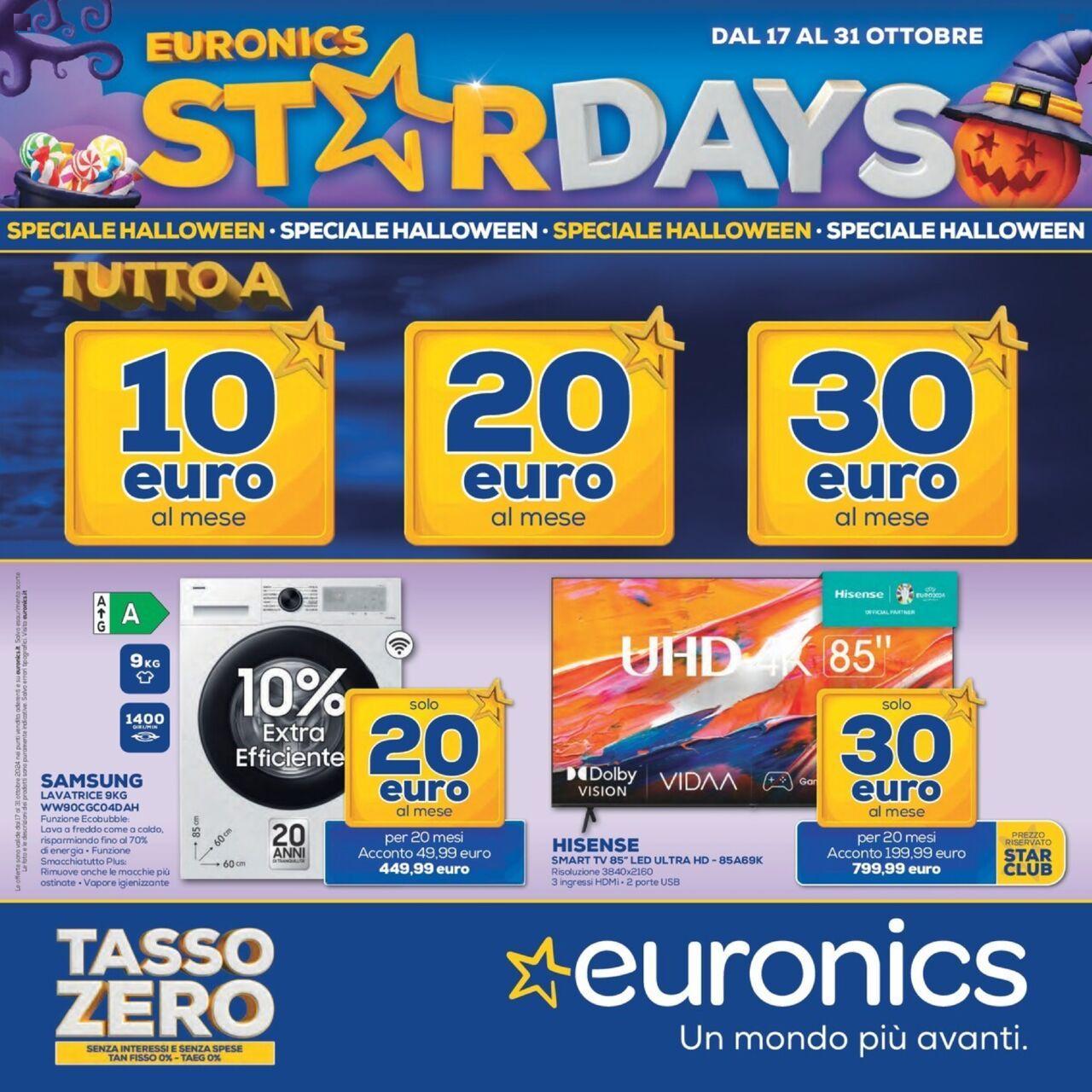 Euronics volantino 17/10/2024 - 31/10/2024