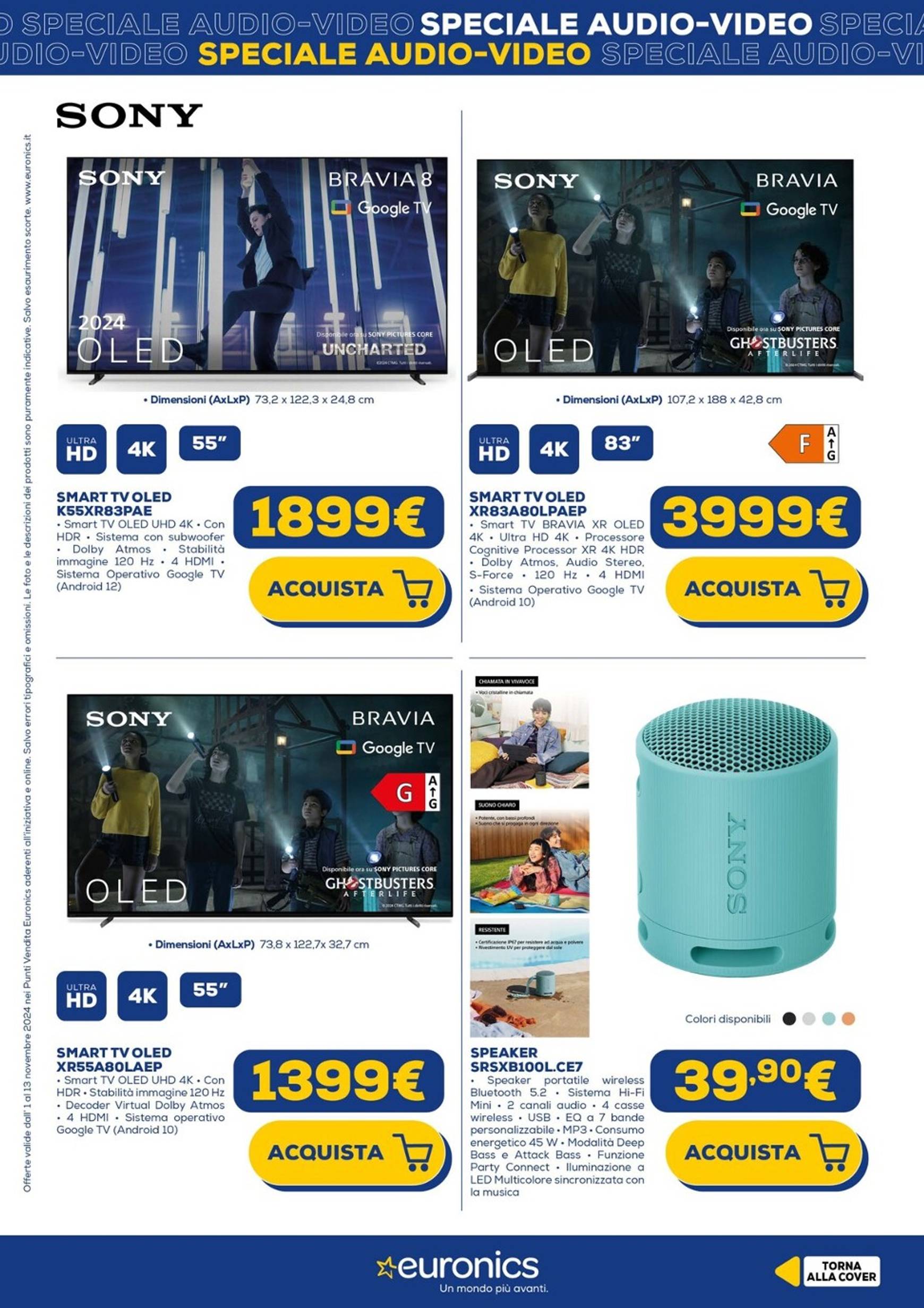 Volantino Euronics - Speciale Audio Video valido dal 01.11. al 13.11. 9