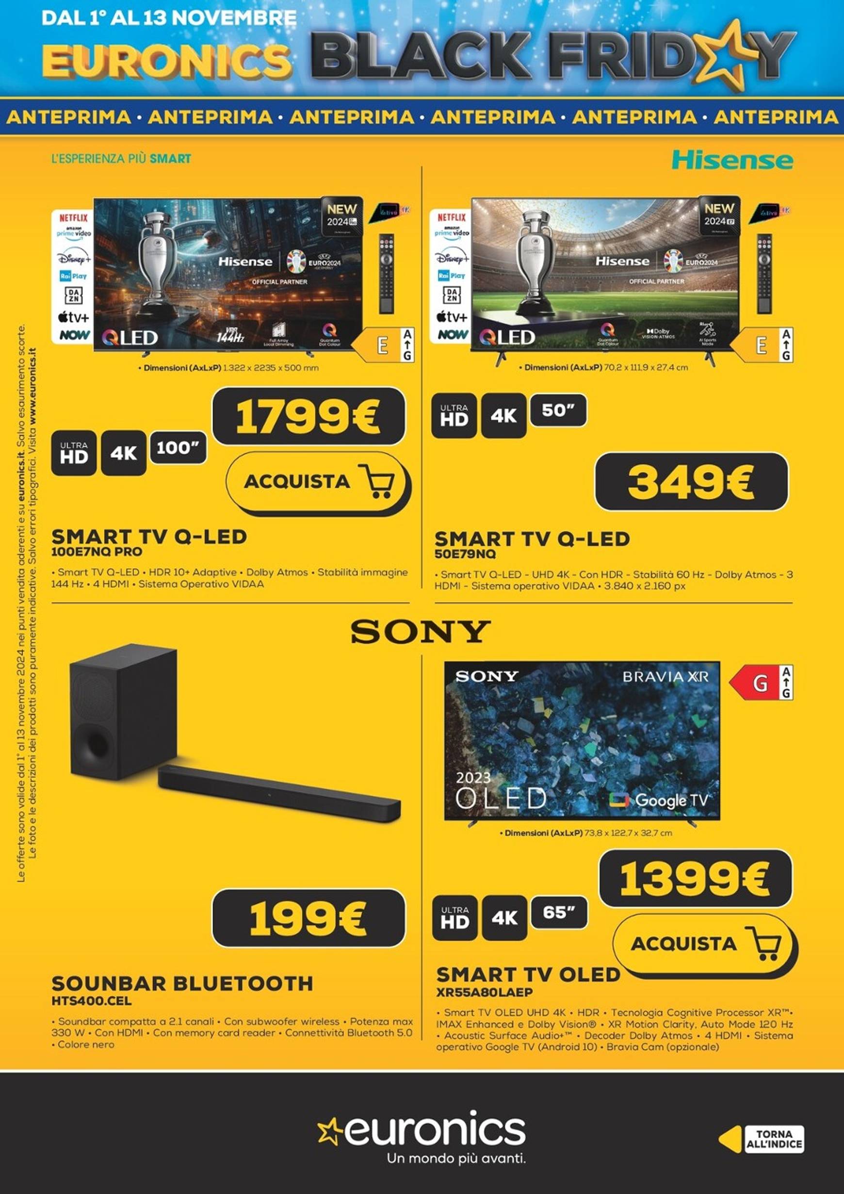 Volantino Euronics - Black Friday valido dal 01.11. al 13.11. 4