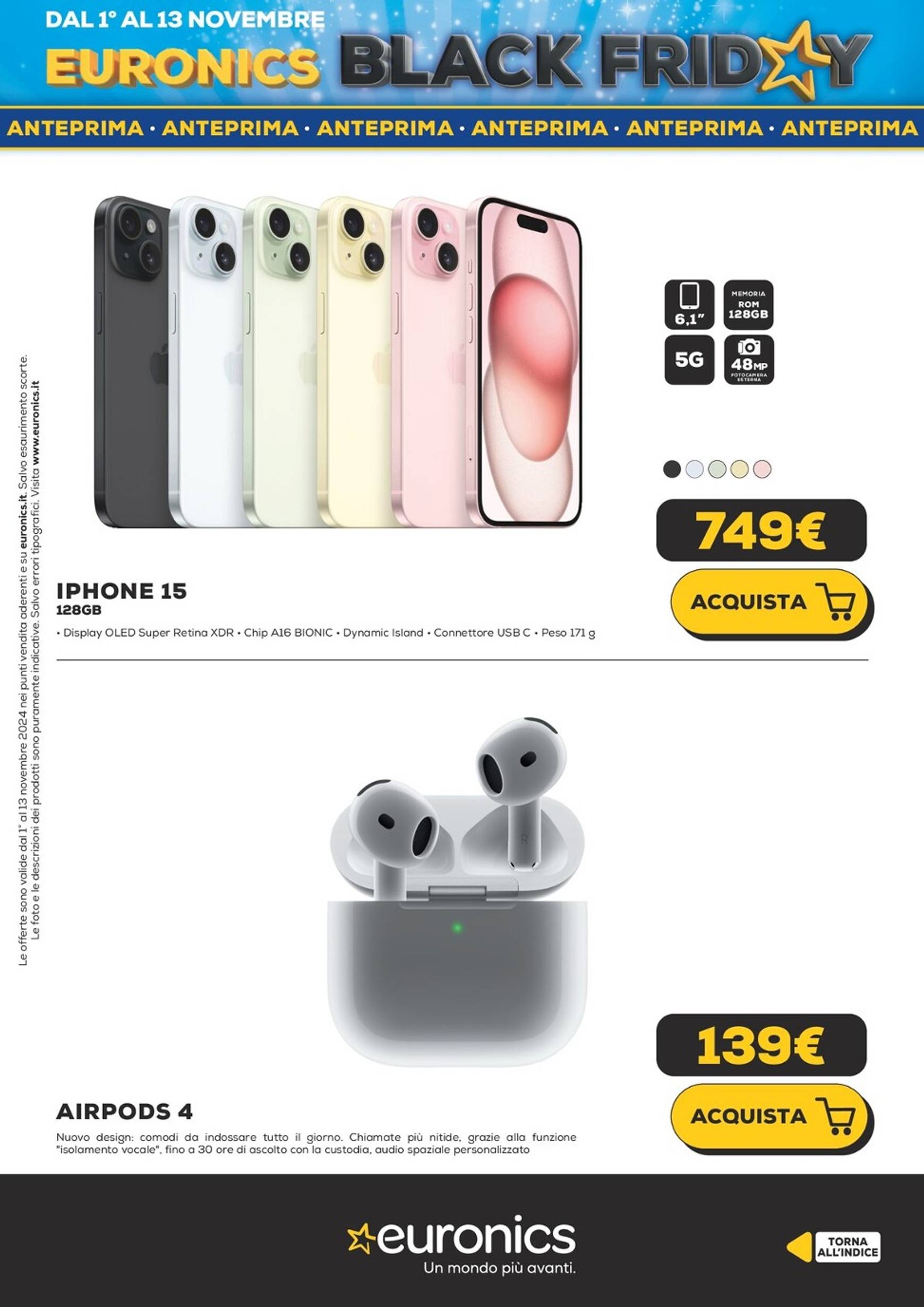 Volantino Euronics - Black Friday valido dal 01.11. al 13.11. 61