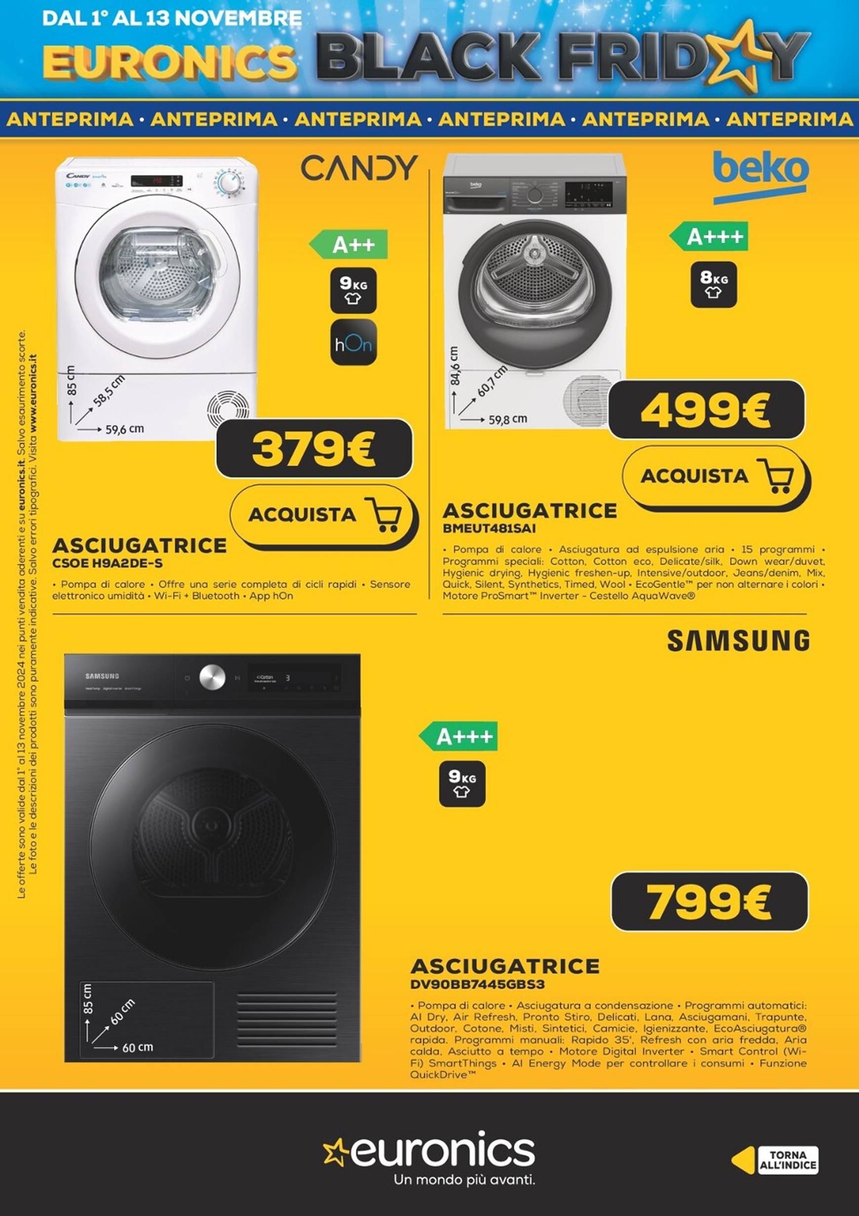 Volantino Euronics - Black Friday valido dal 01.11. al 13.11. 29