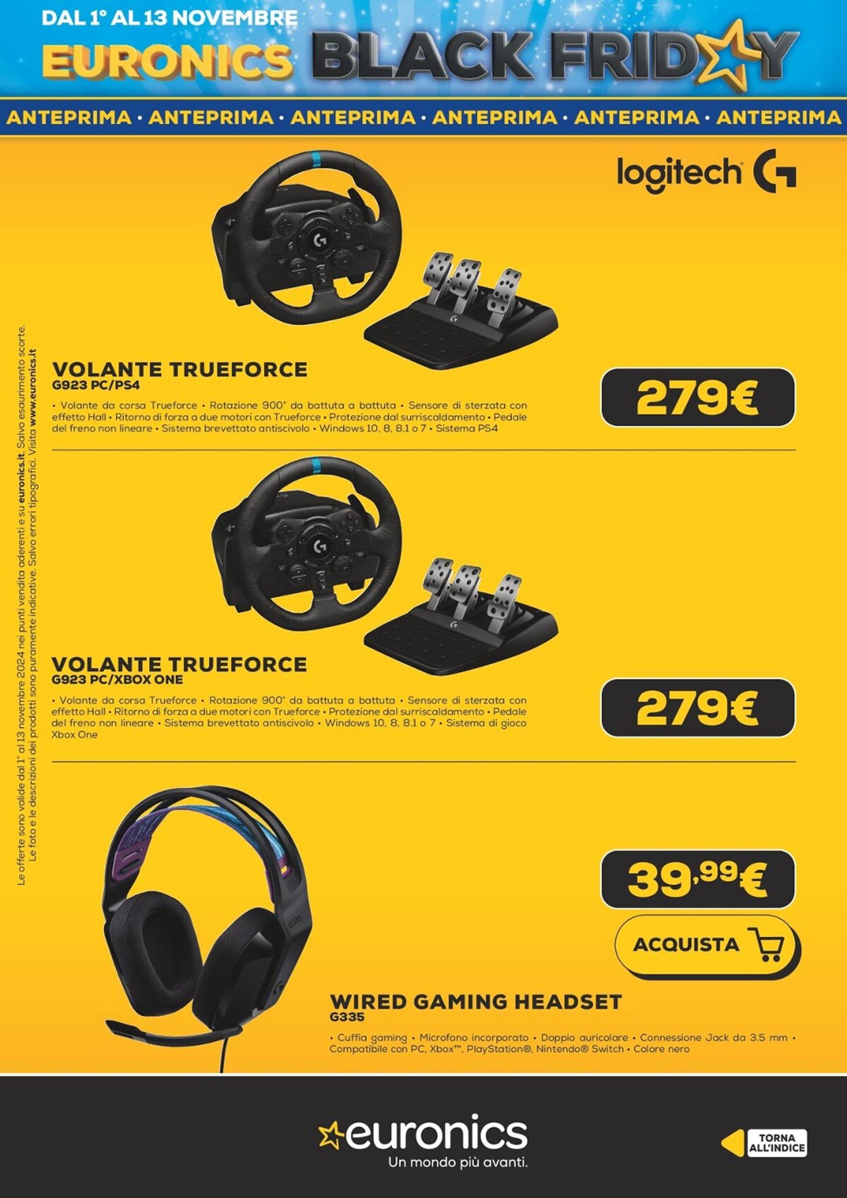 Volantino Euronics - Black Friday valido dal 01.11. al 13.11. 11