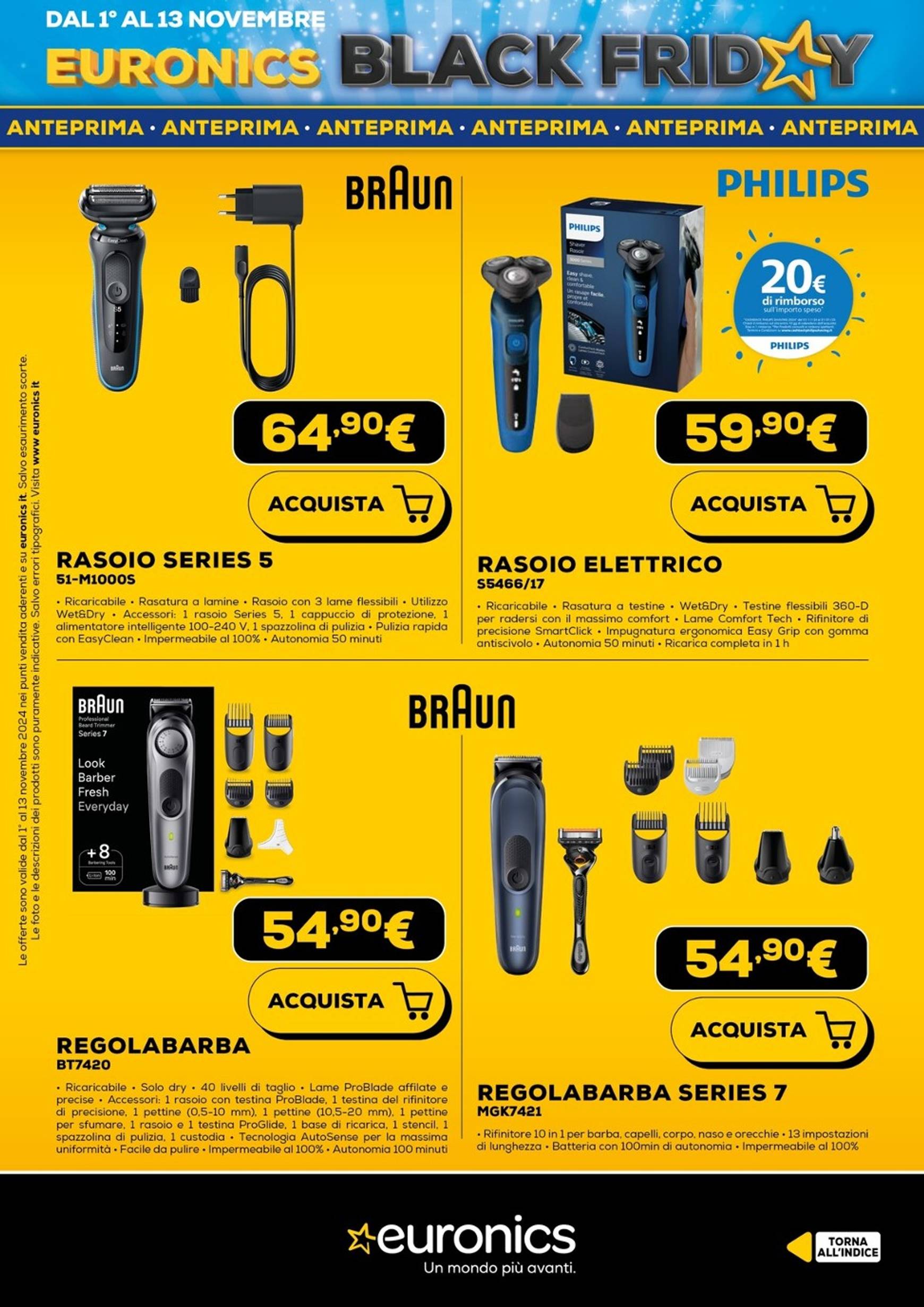 Volantino Euronics - Black Friday valido dal 01.11. al 13.11. 58