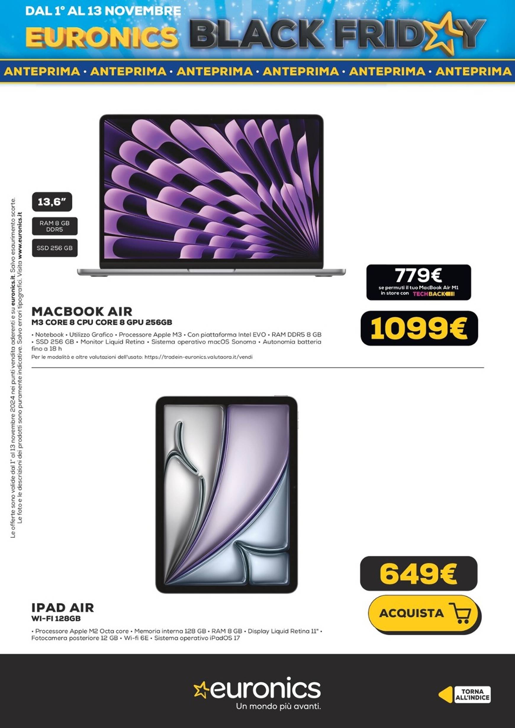 Volantino Euronics - Black Friday valido dal 01.11. al 13.11. 14