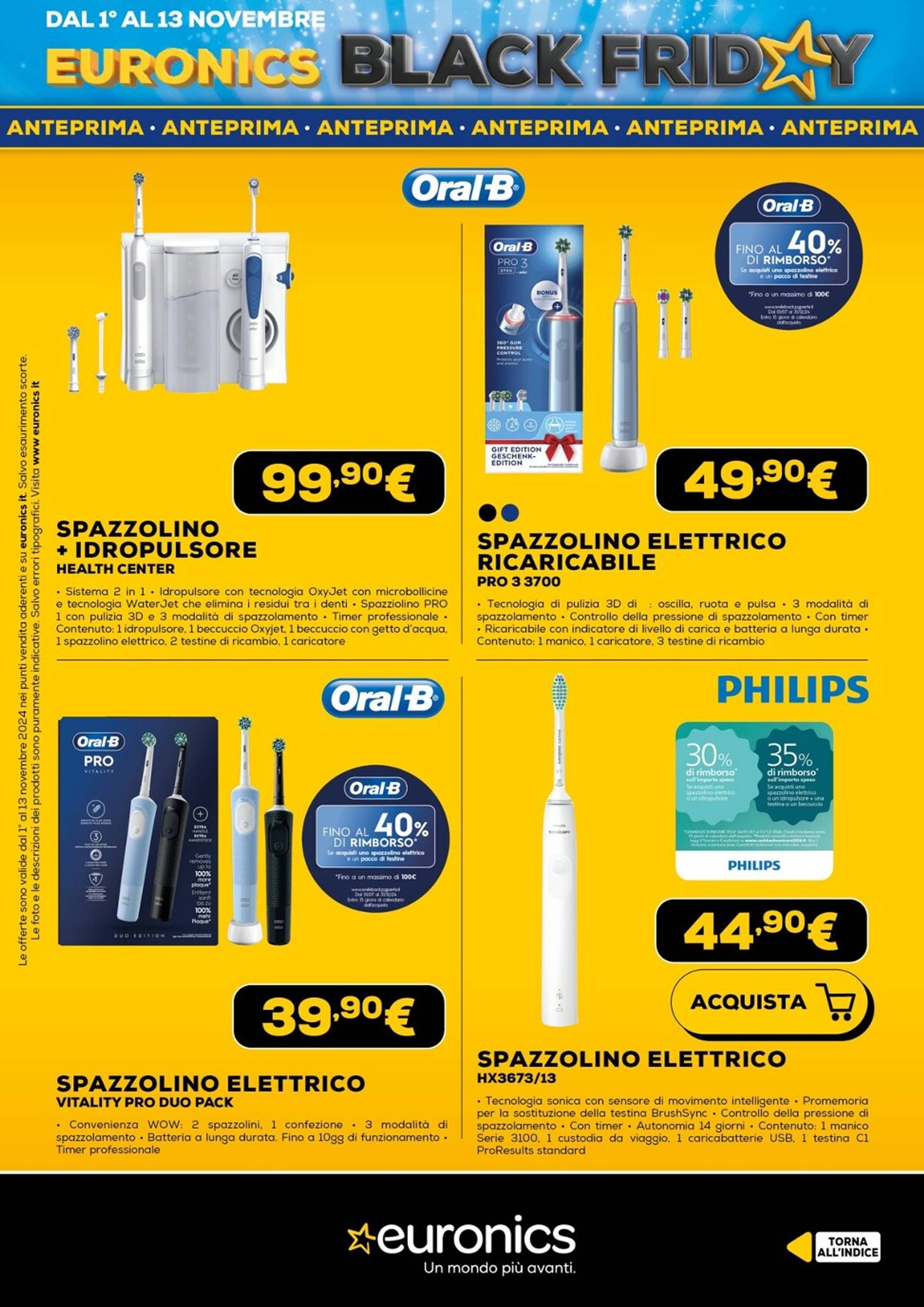 Volantino Euronics - Black Friday valido dal 01.11. al 13.11. 59