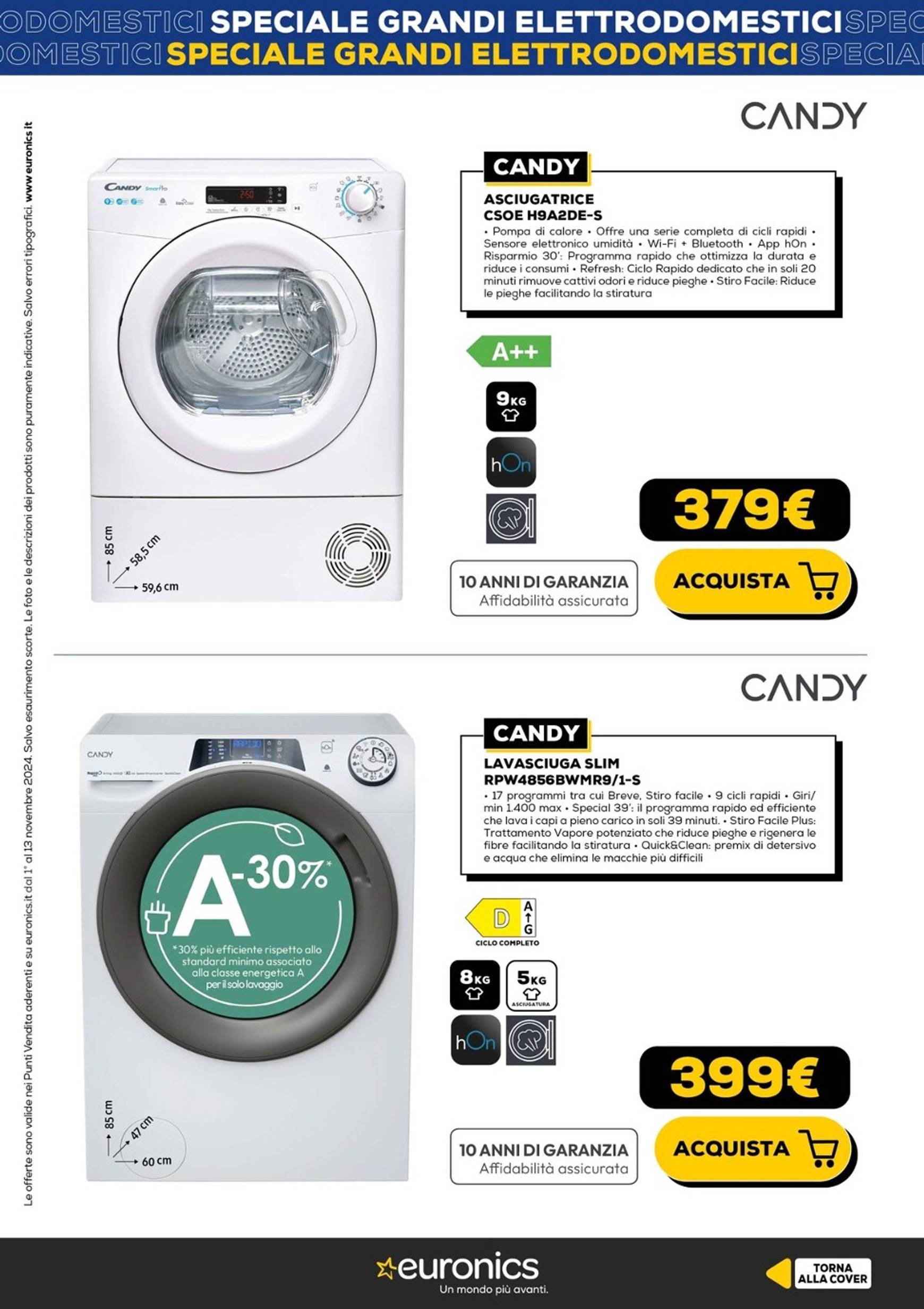 Volantino Euronics - Speciale Grandi Elettrodomestici valido dal 01.11. al 13.11. 7