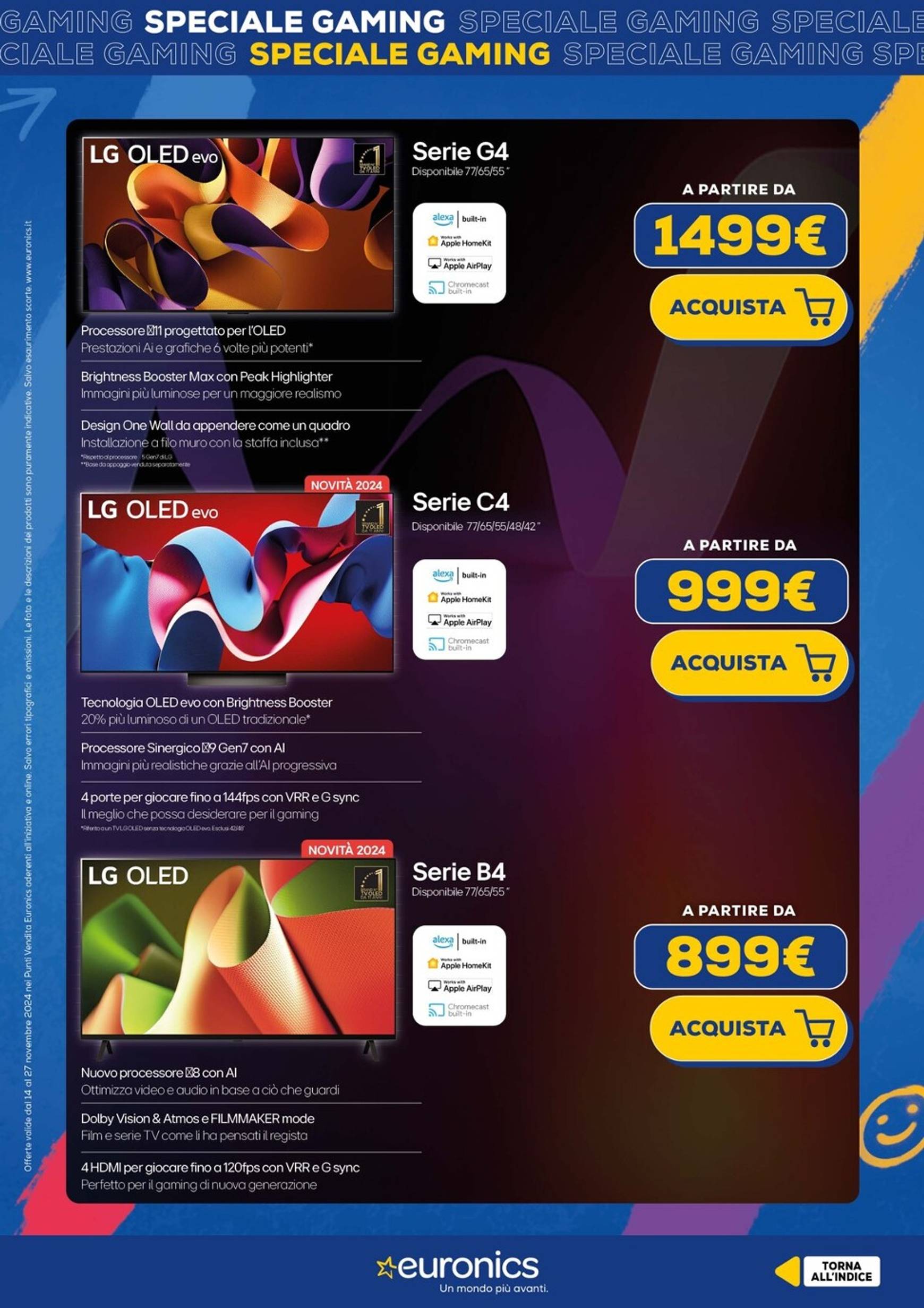 Volantino Euronics - Speciale Gaming valido dal 14.11. al 27.11. 12