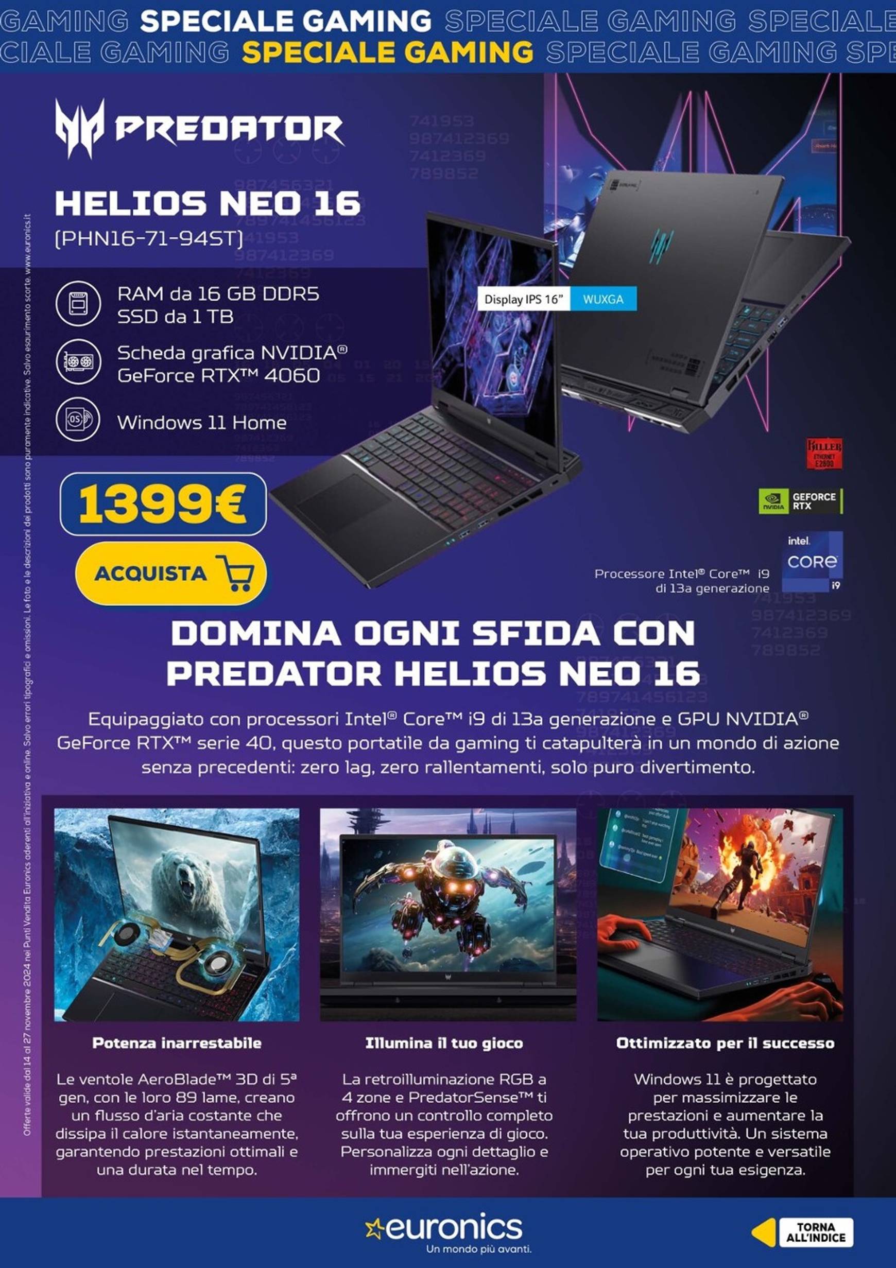 Volantino Euronics - Speciale Gaming valido dal 14.11. al 27.11. 4