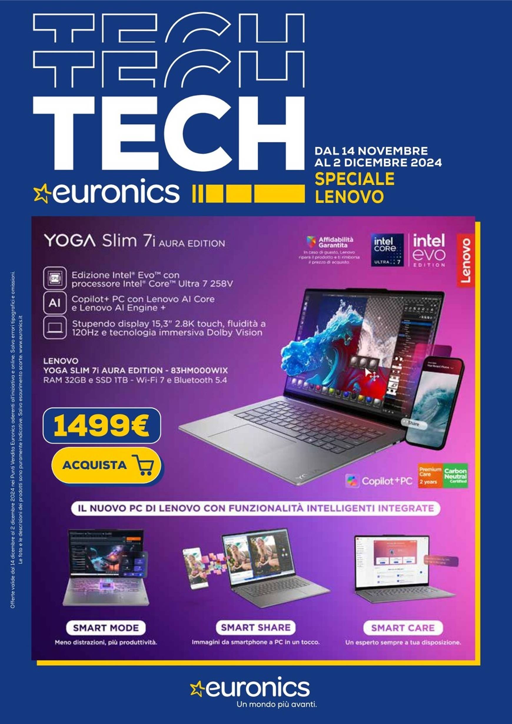 Volantino Euronics - Speciale Lenovo valido dal 14.11. al 02.12.