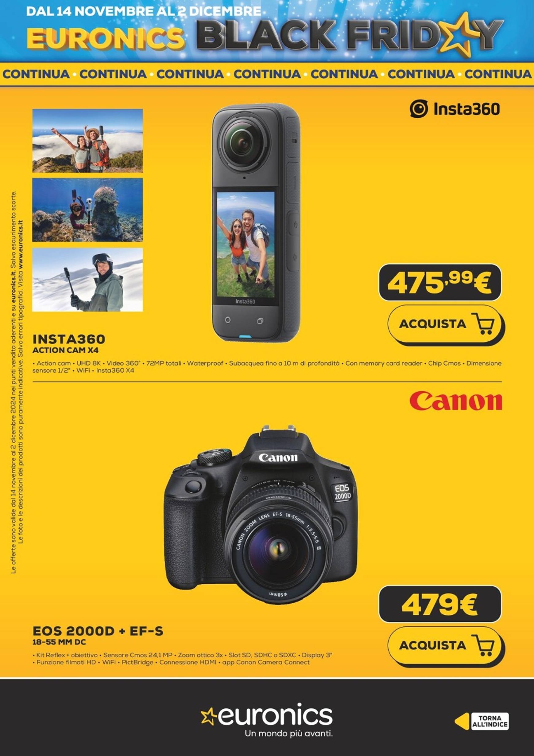 Volantino Euronics - Black Friday valido dal 14.11. al 02.12. 17