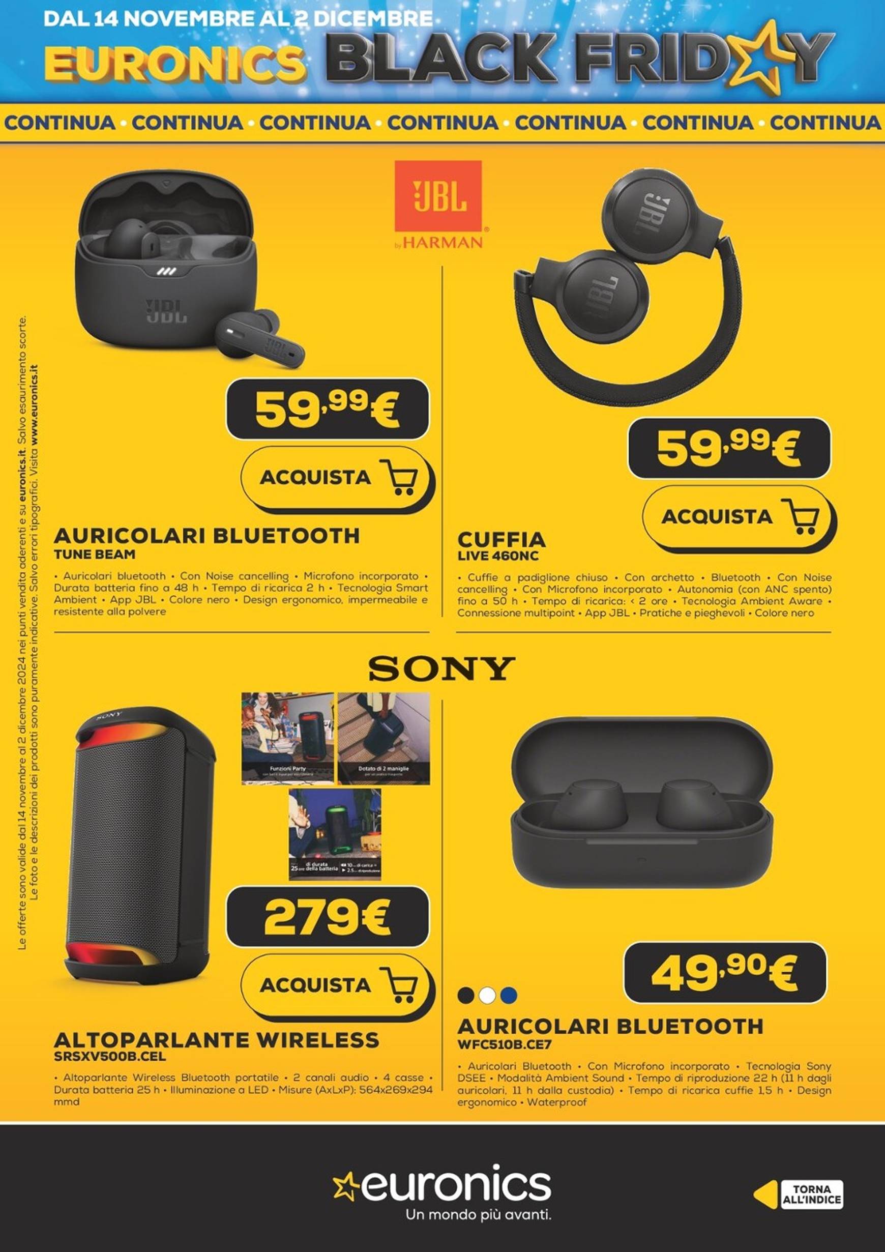 Volantino Euronics - Black Friday valido dal 14.11. al 02.12. 11