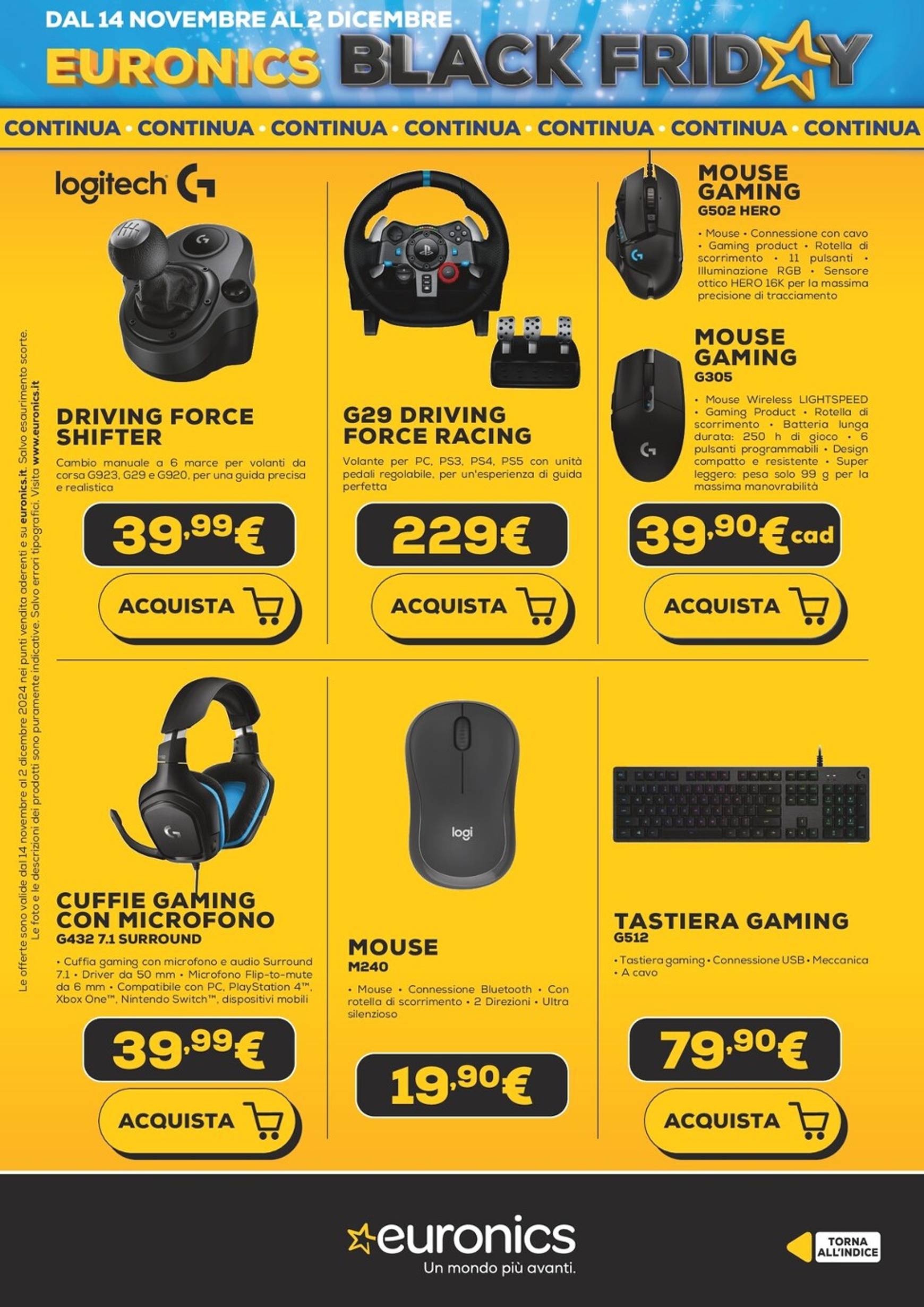 Volantino Euronics - Black Friday valido dal 14.11. al 02.12. 14