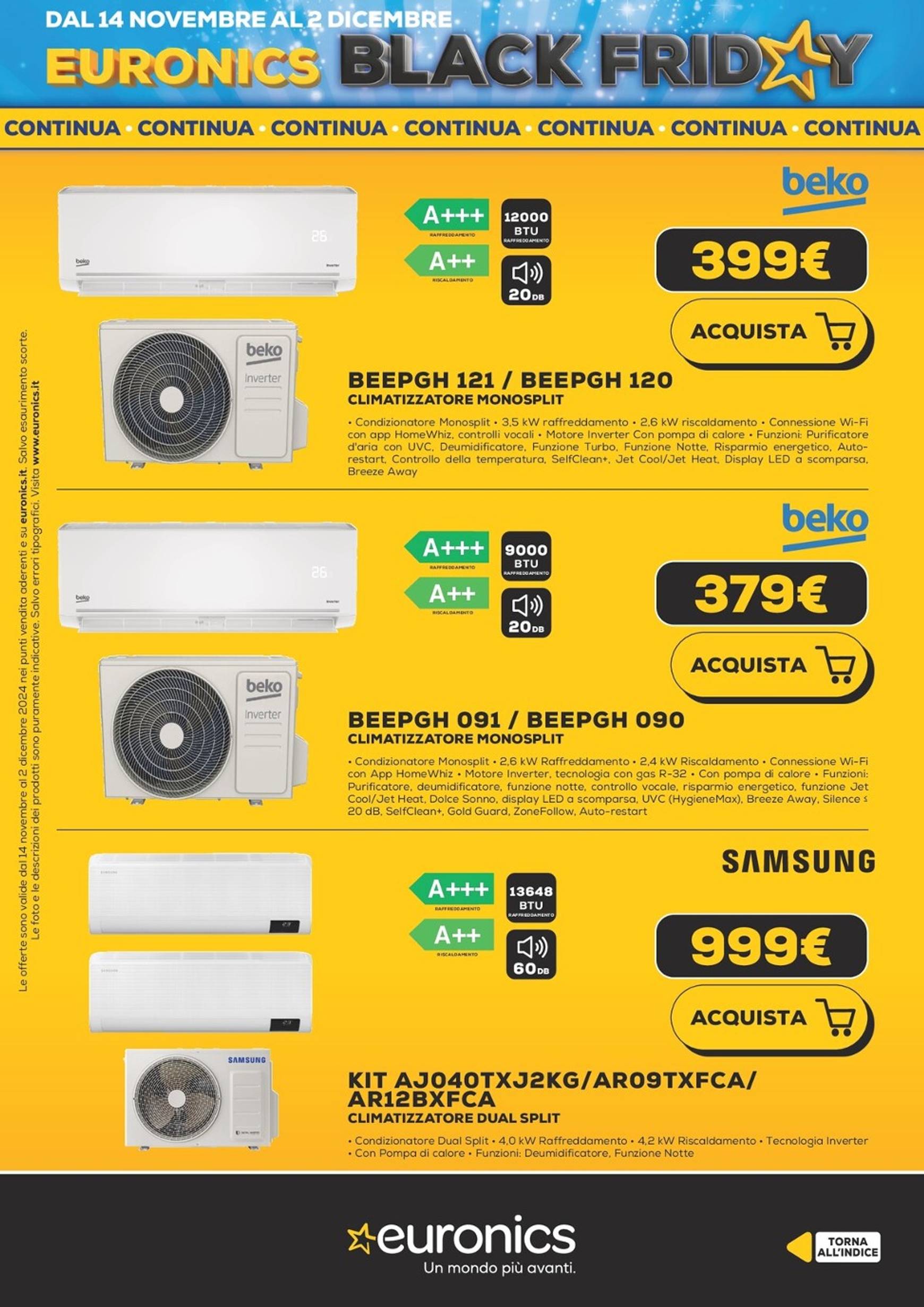 Volantino Euronics - Black Friday valido dal 14.11. al 02.12. 43