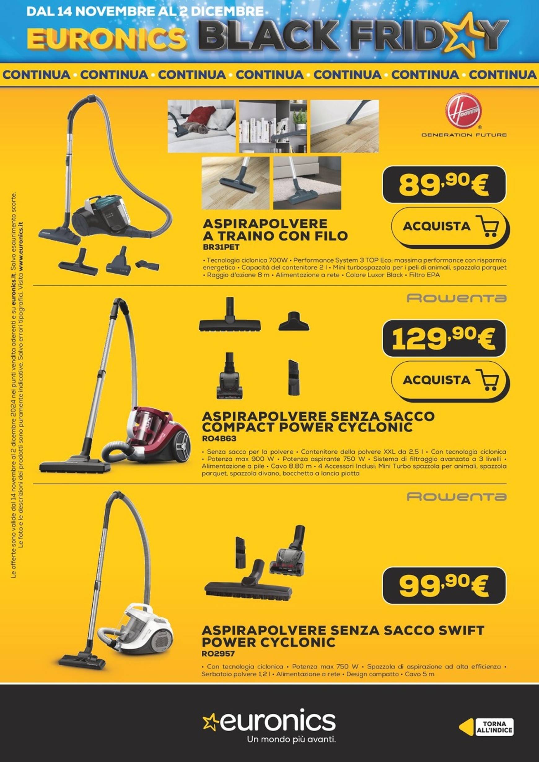 Volantino Euronics - Black Friday valido dal 14.11. al 02.12. 49