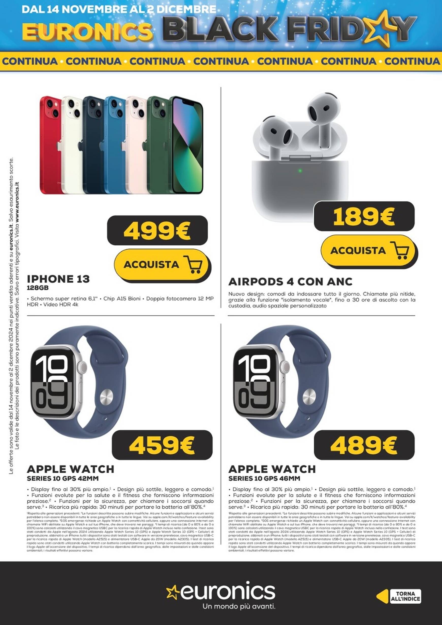 Volantino Euronics - Black Friday valido dal 14.11. al 02.12. 70