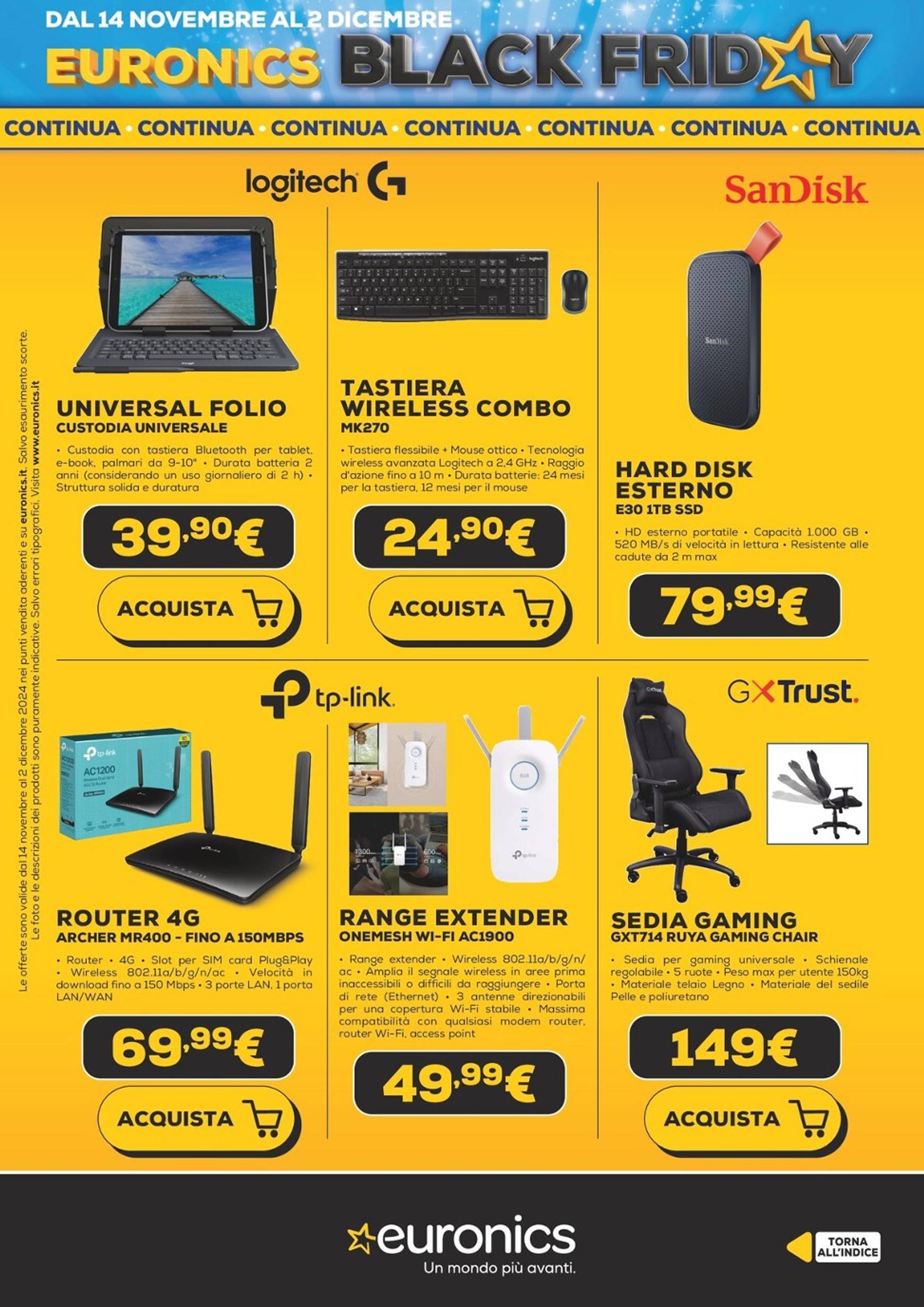 Volantino Euronics - Black Friday valido dal 14.11. al 02.12. 15